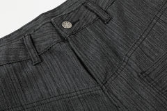 CapCabin Textured Wide-Leg Utility Pants