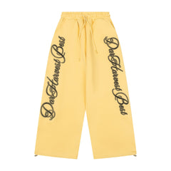 CapCabin Script Logo Wide-Leg Sweatpants