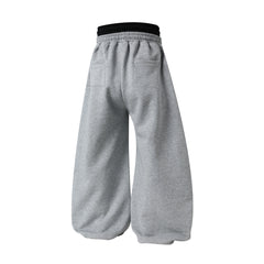 CapCabin 77 Patchwork Wide-Leg Sweatpants