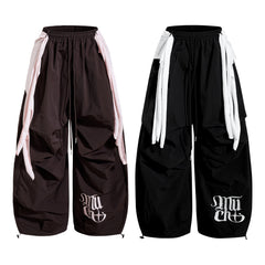 CapCabin Layered Utility Wide-Leg Pants