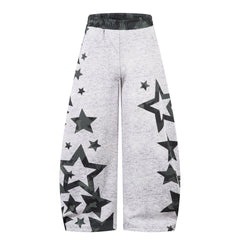 CapCabin Camo Star Wide-Leg Sweatpants
