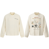 CapCabin Graphic Textured Sweatshirt