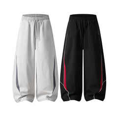 CapCabin Contrast Panel Mesh Track Pants