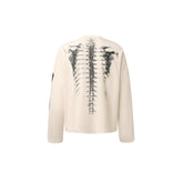 CapCabin Skeleton Print Long Sleeve Tee