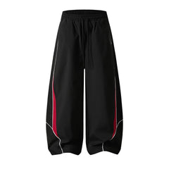 CapCabin Contrast Panel Mesh Track Pants