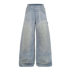 CapCabin Vintage Workwear Wide-Leg Pants