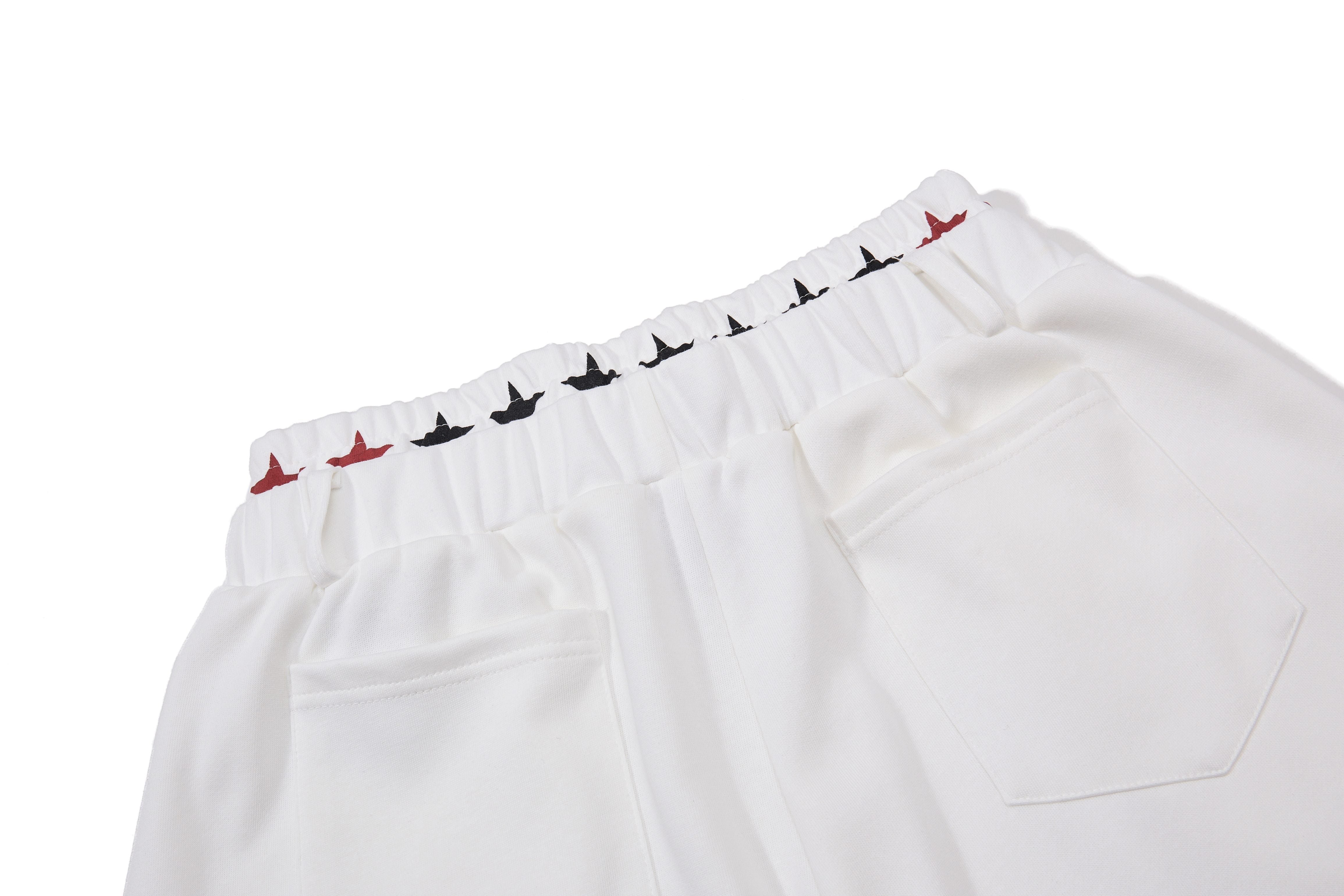 CapCabin Vintage Stripe Graphic Wide-Leg Pants
