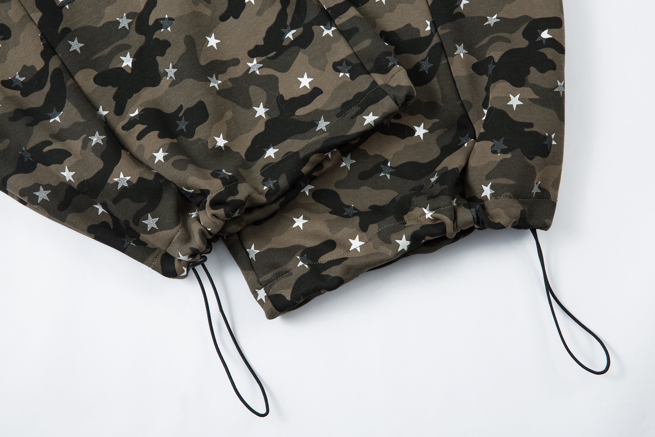 CapCabin Star Camo Wide-Leg Sweatpants