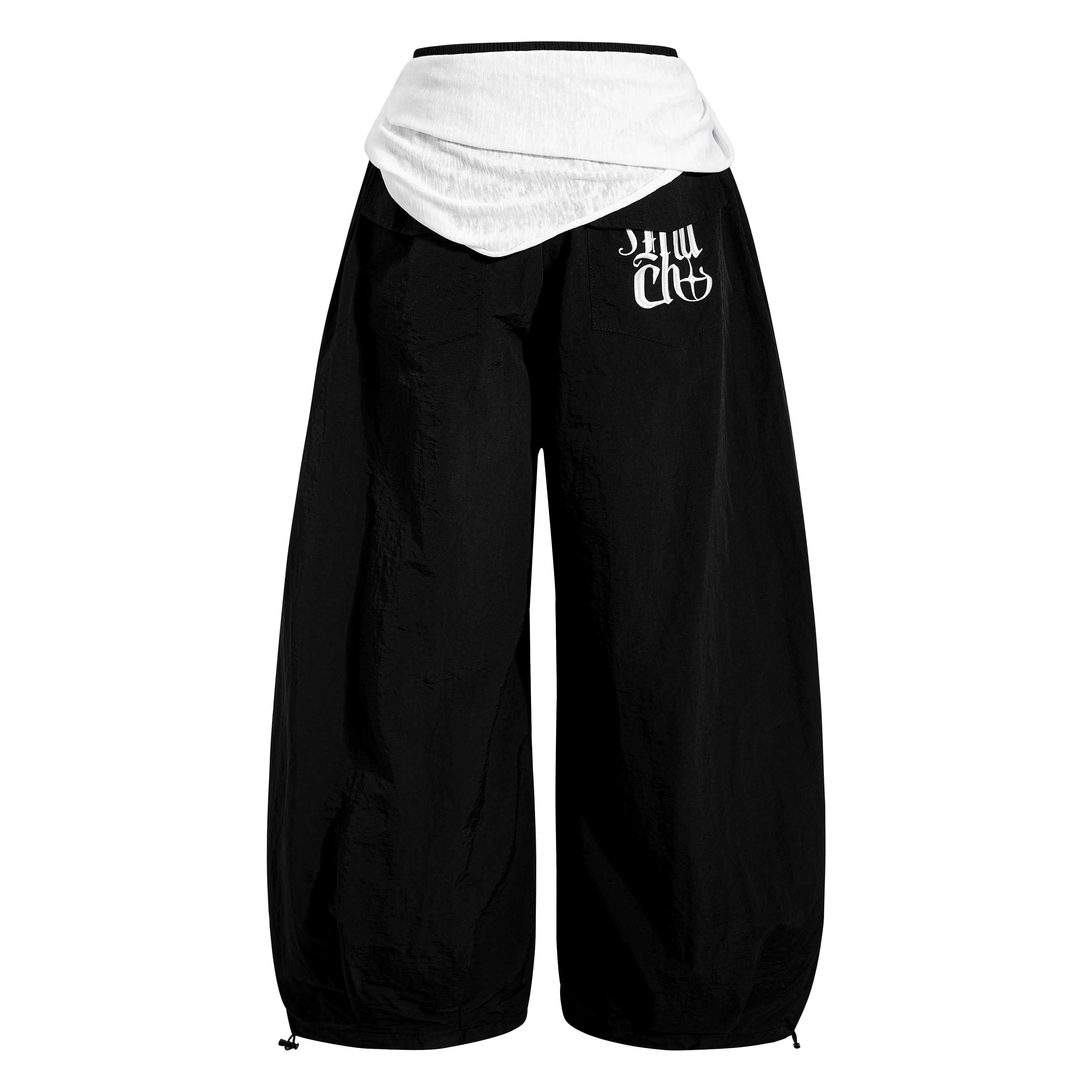 CapCabin Layered Utility Wide-Leg Pants
