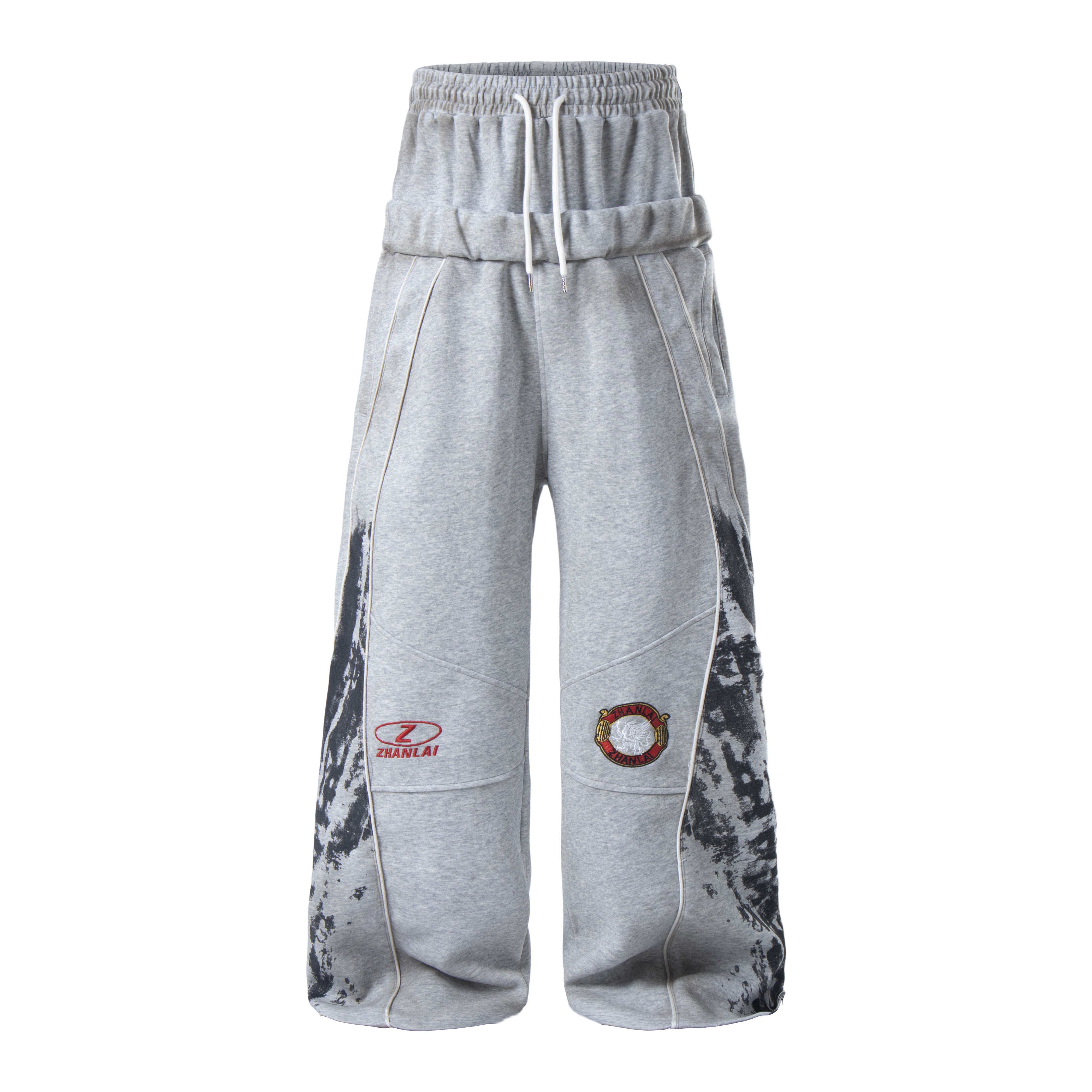 CapCabin Tech Panel Wide-Leg Sweatpants