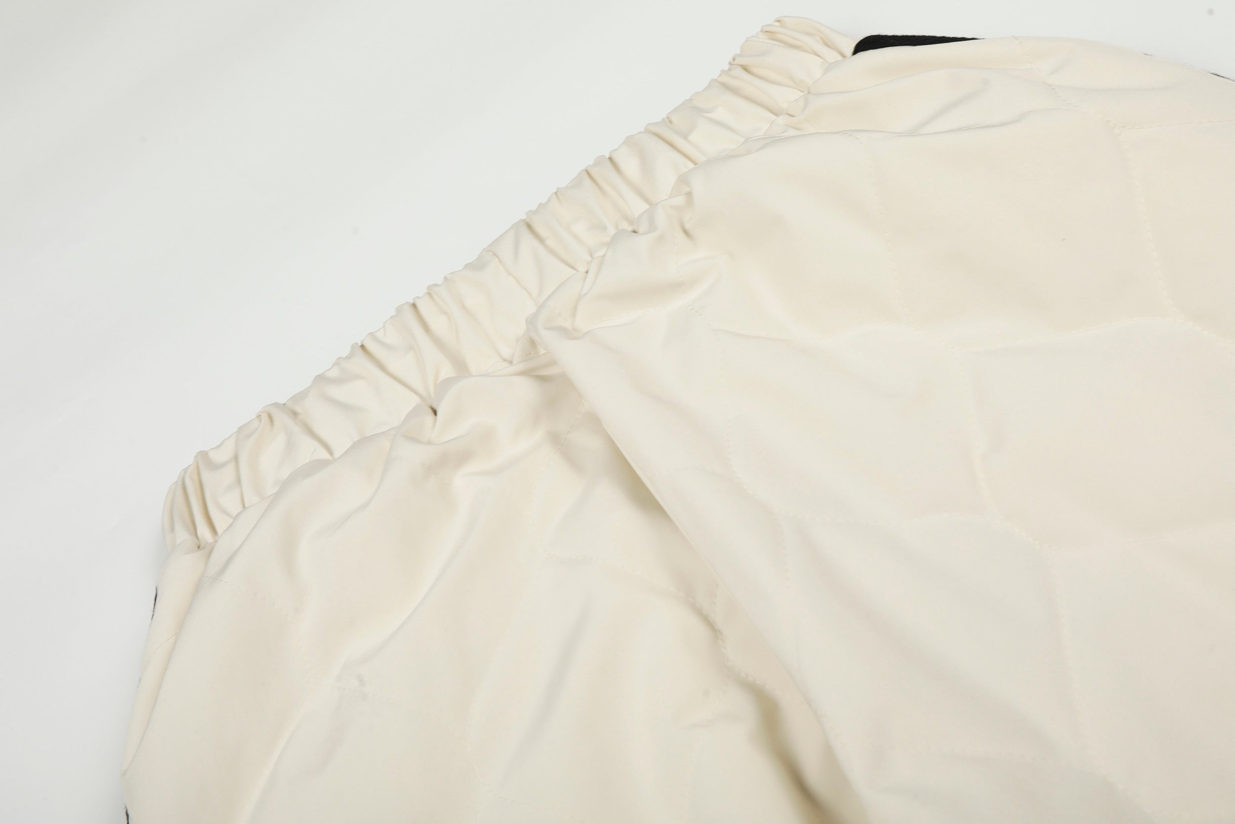 CapCabin Quilted Track Wide-Leg Pants