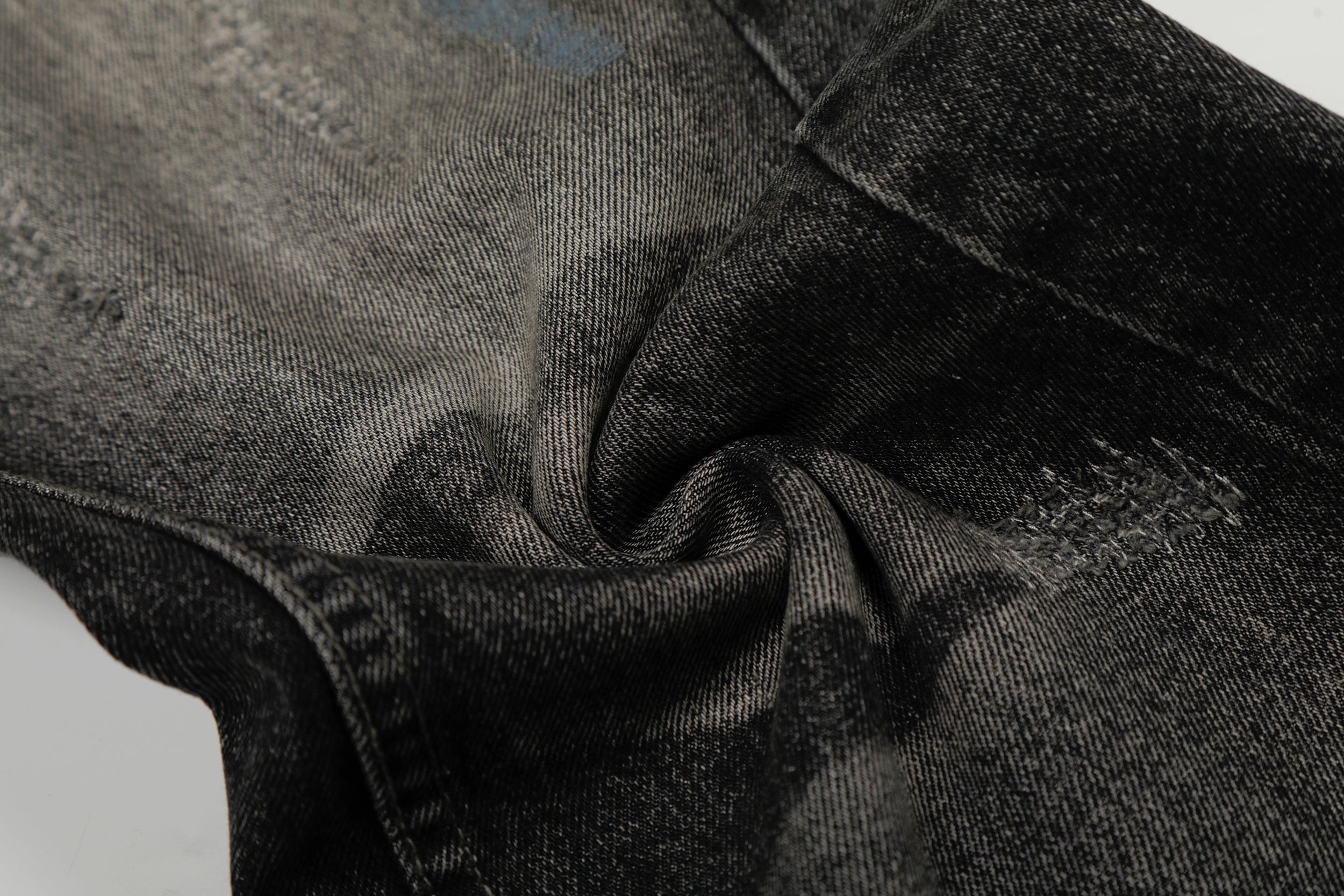 CapCabin Washed Distressed Denim Pants