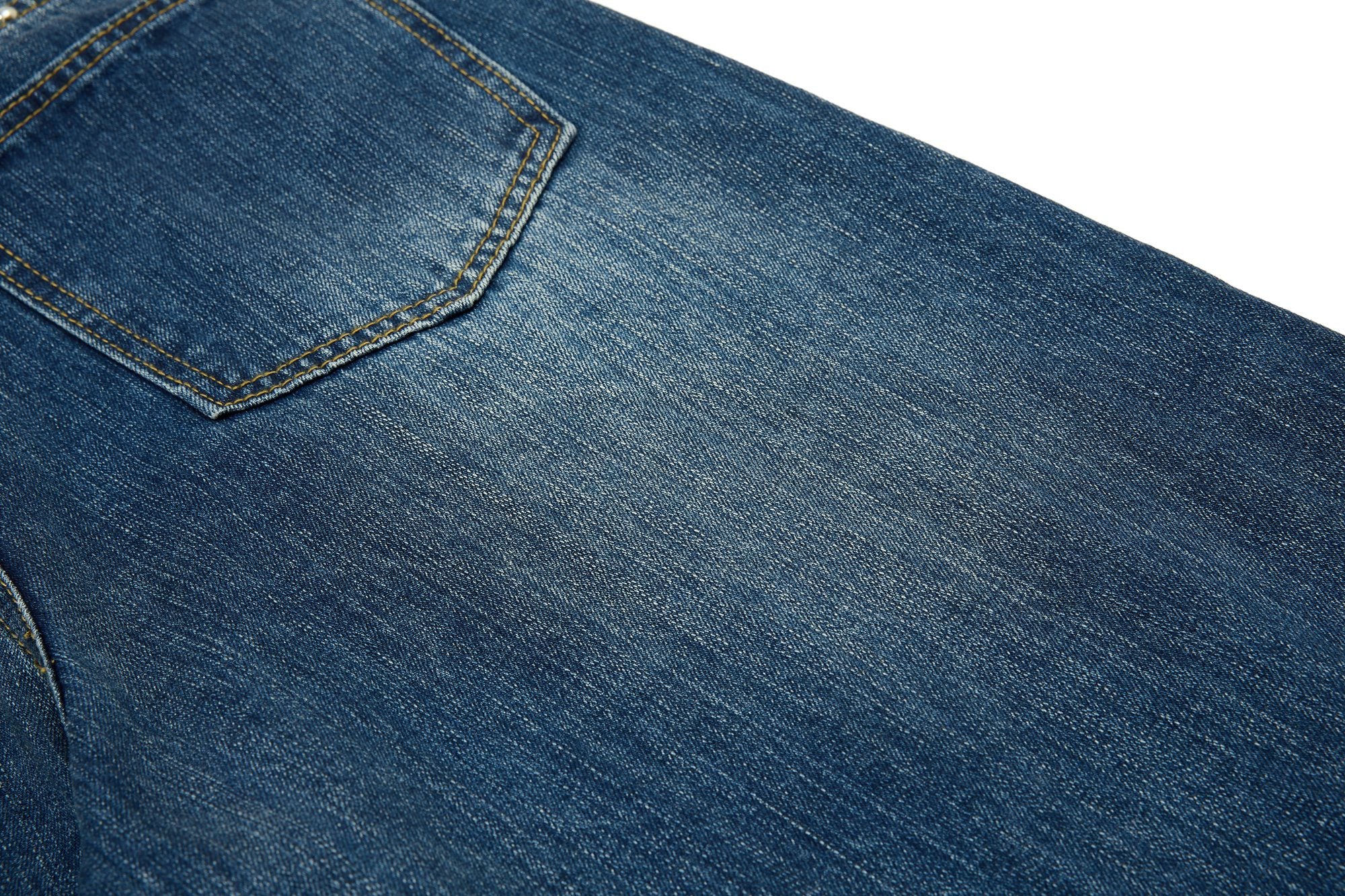 CapCabin “Studded Panel Denim Jeans”