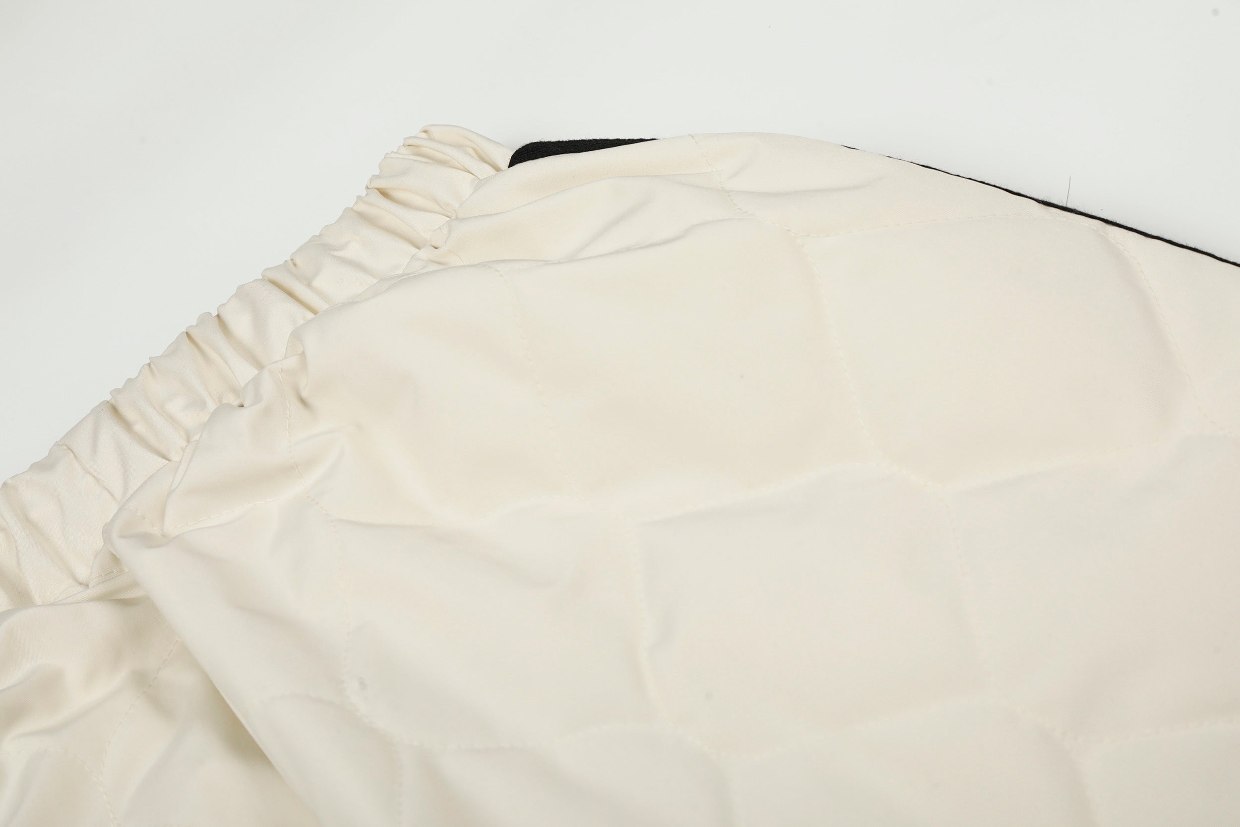 CapCabin Quilted Track Wide-Leg Pants