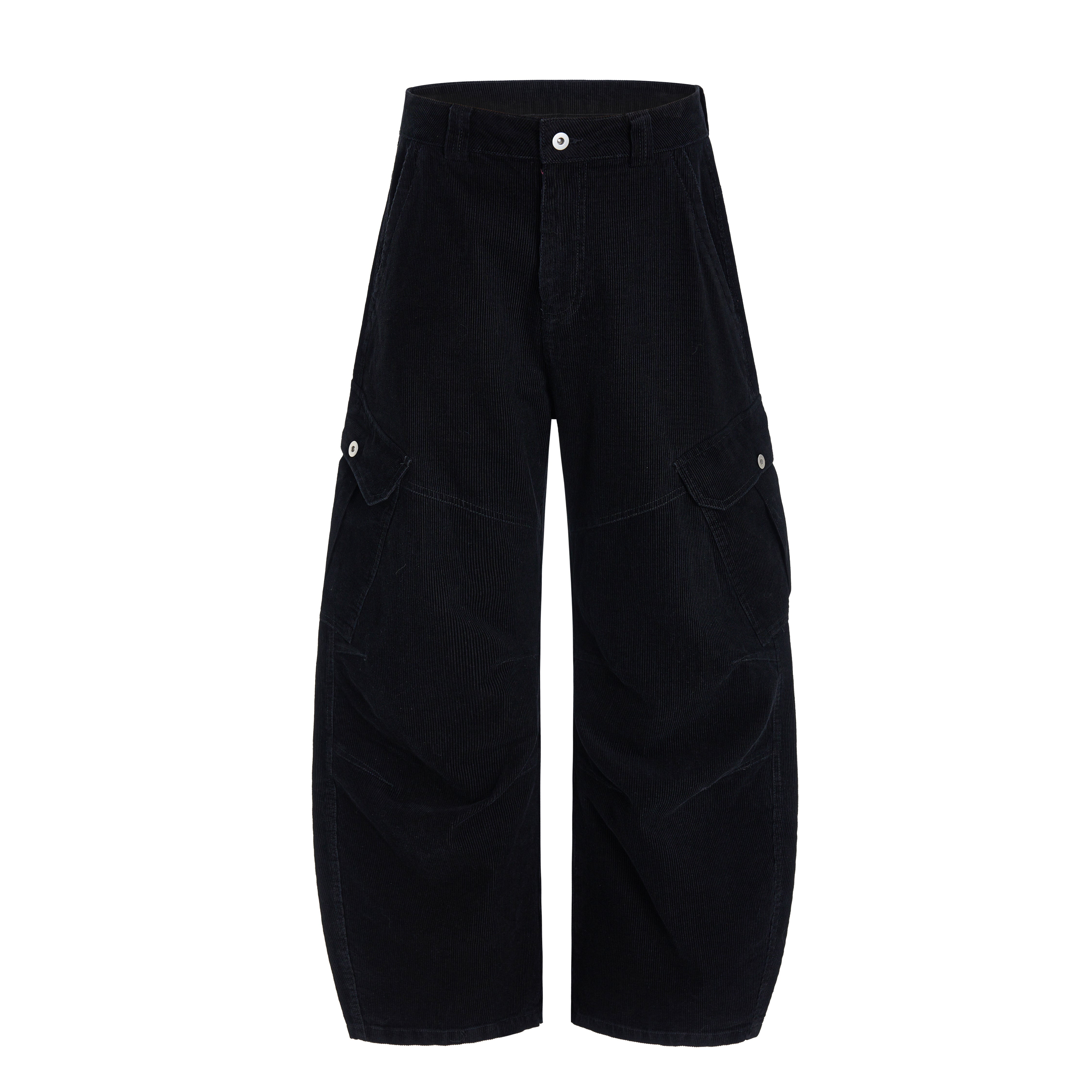 CapCabin Corduroy Utility Wide-Leg Pants