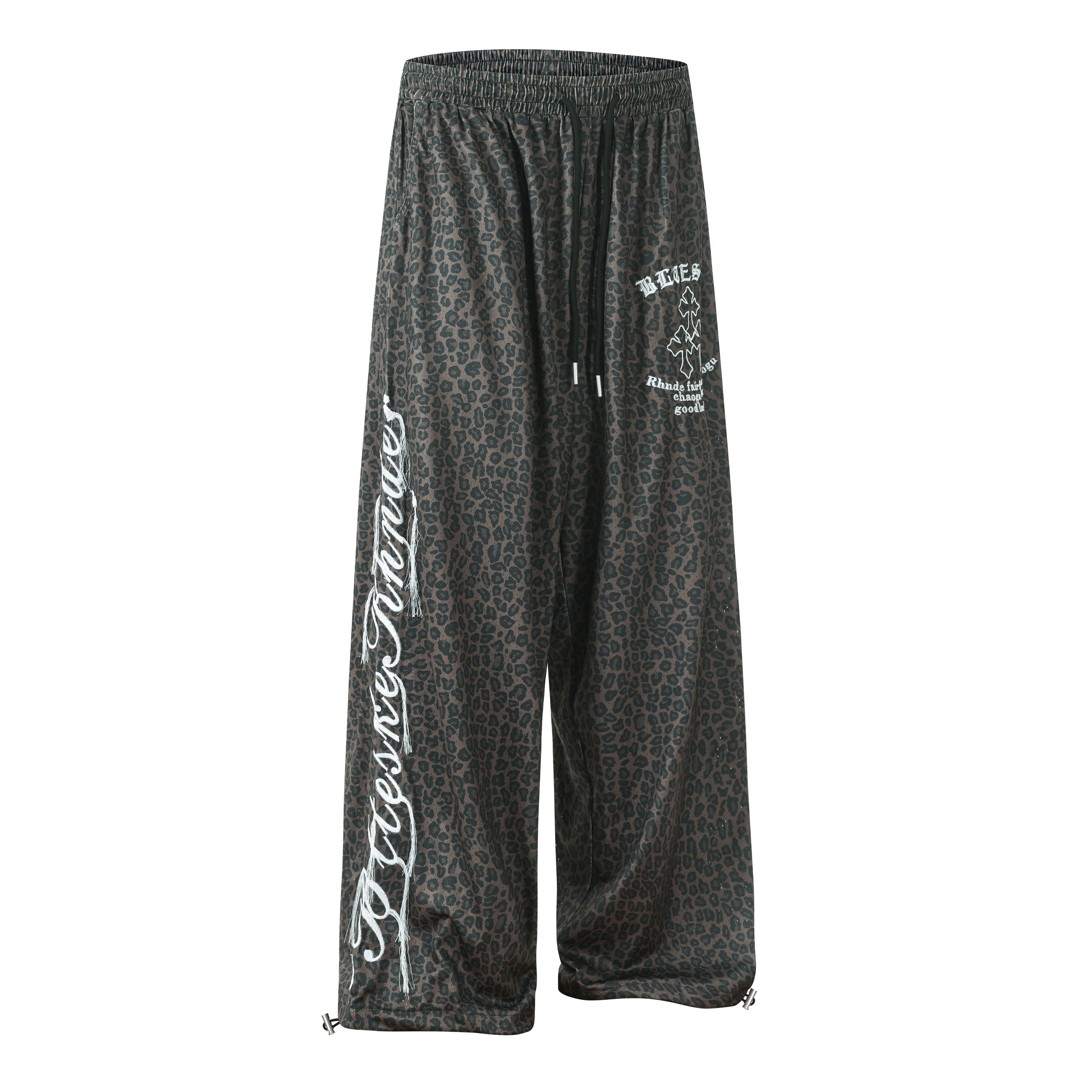 CapCabin Leopard Wash Sweatpants