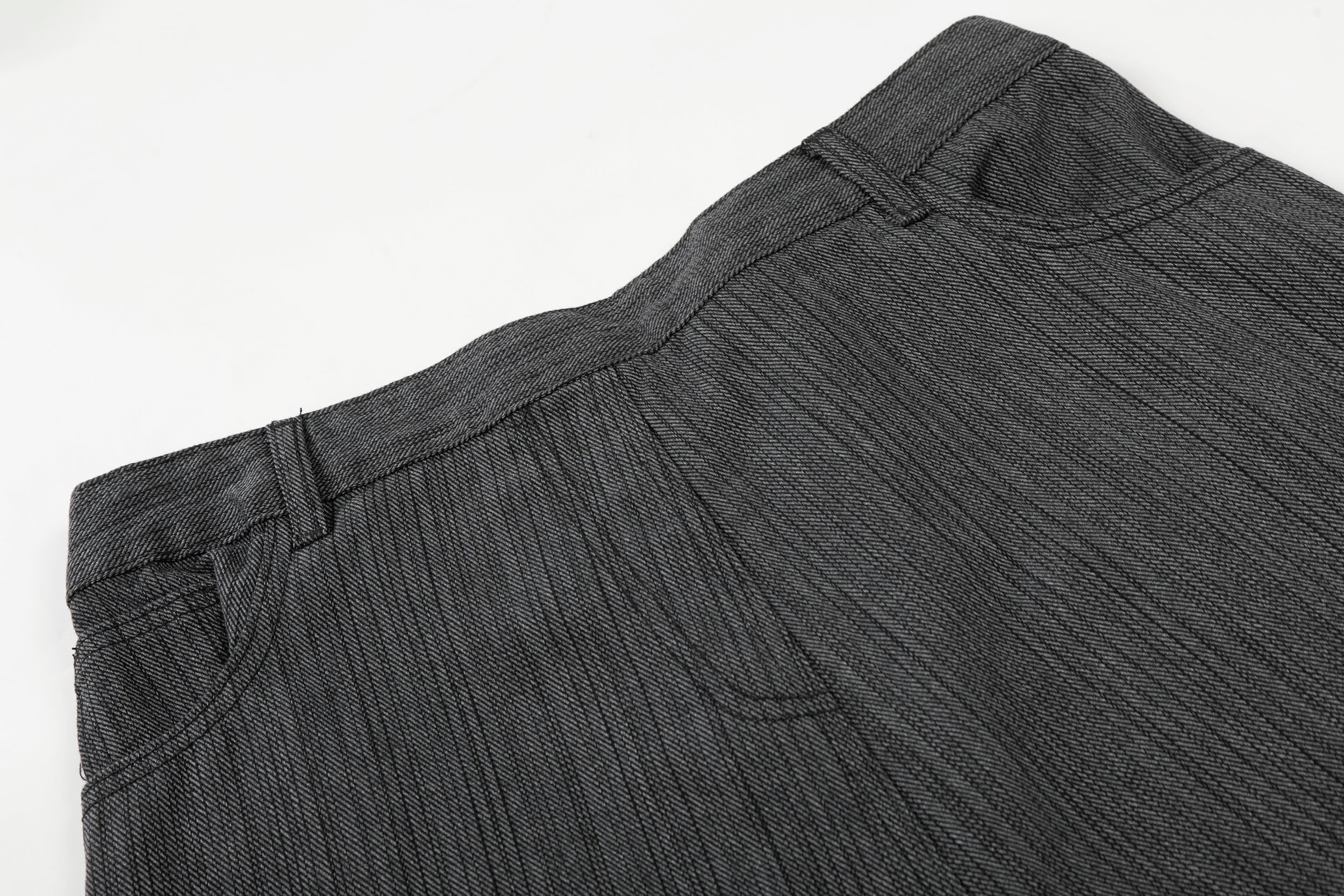CapCabin Textured Wide-Leg Utility Pants