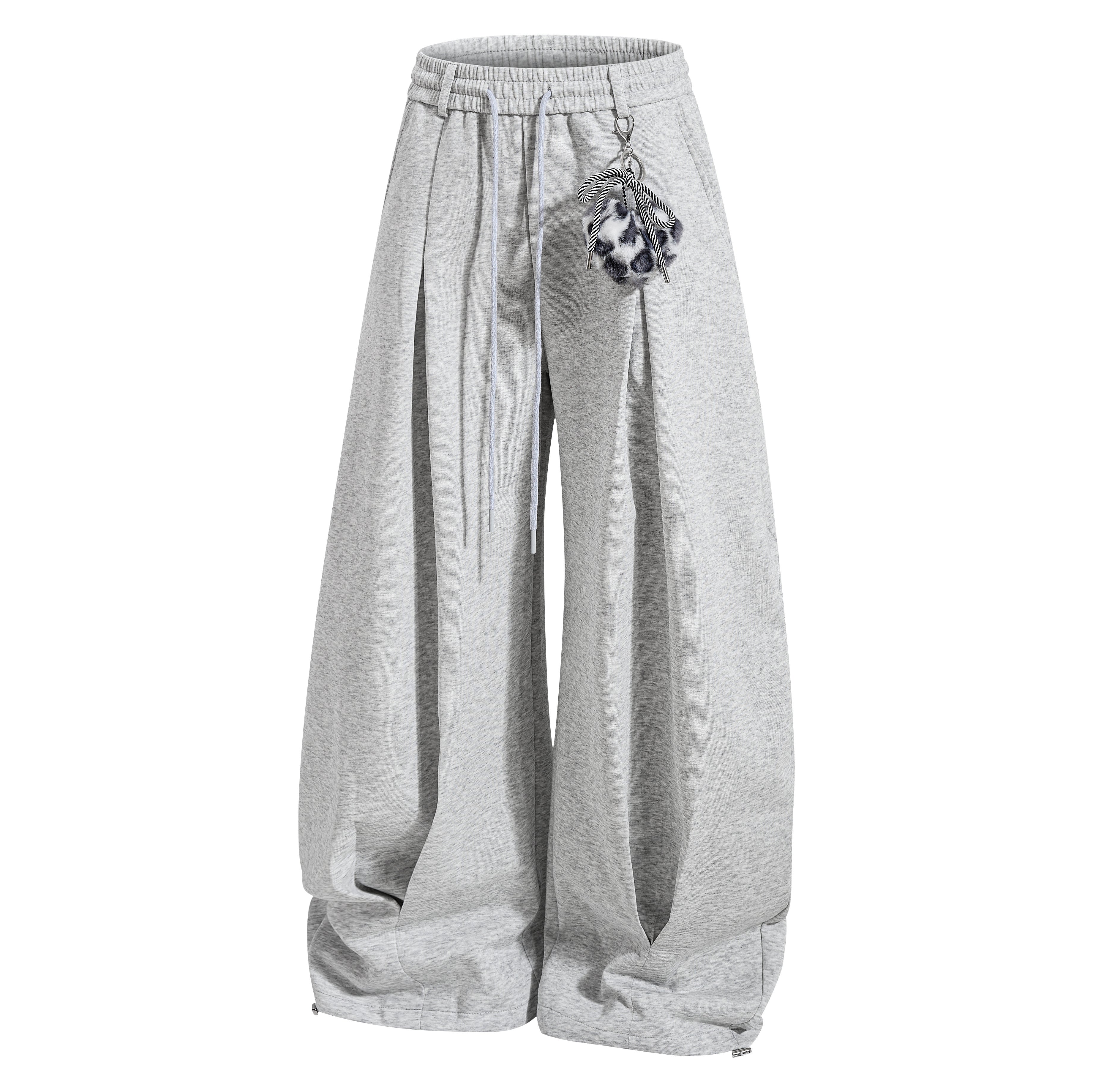 CapCabin Script Wide-Leg Sweatpants