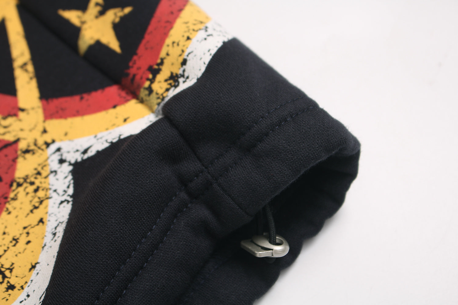 CapCabin Fleece-Lined Sports Letter Wide-Leg Sweatpants