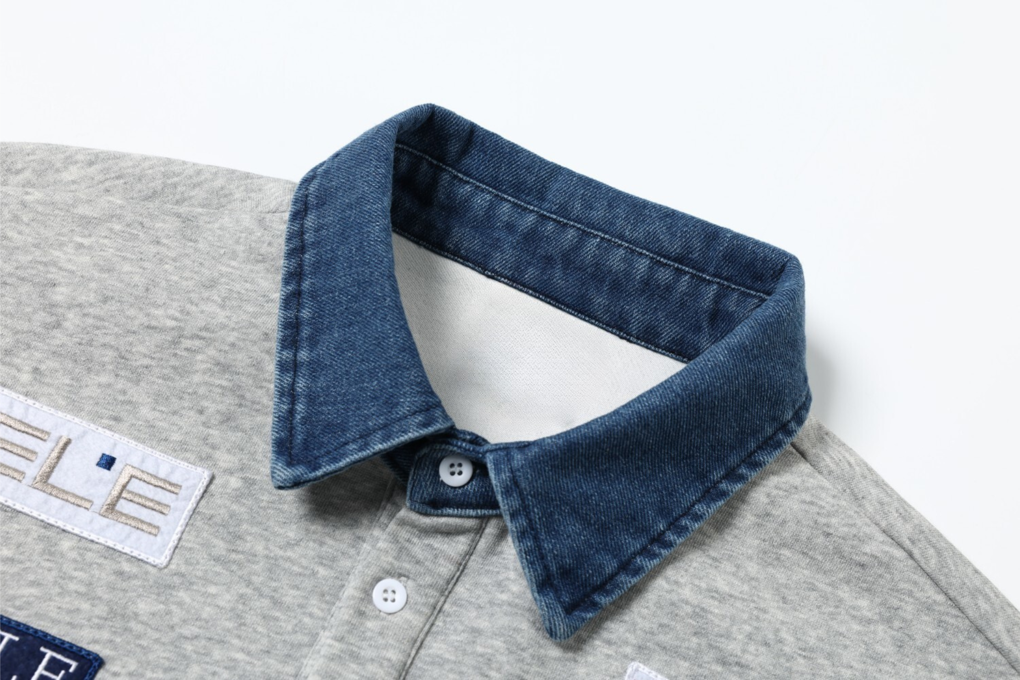 CapCabin Patchwork Polo Sweatshirt