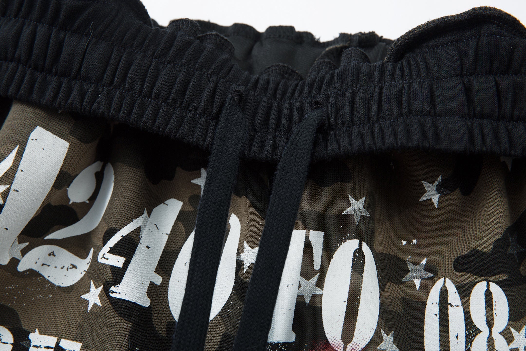 CapCabin Star Camo Wide-Leg Sweatpants