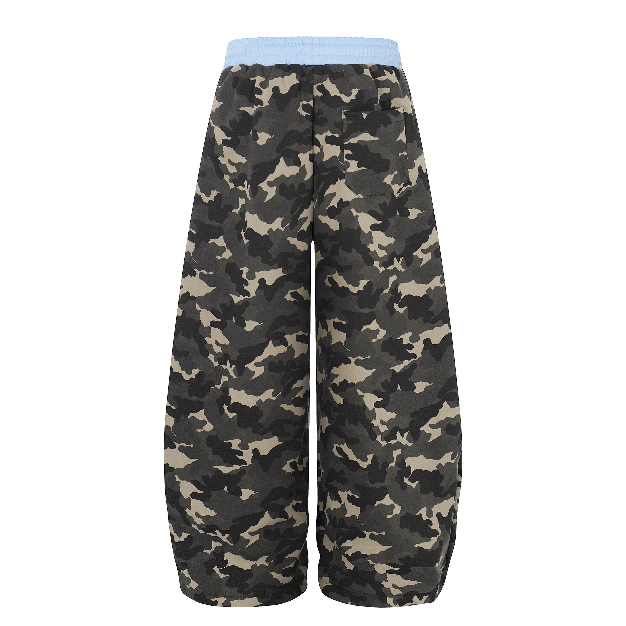 CapCabin Graphic Camo Wide-Leg Sweatpants