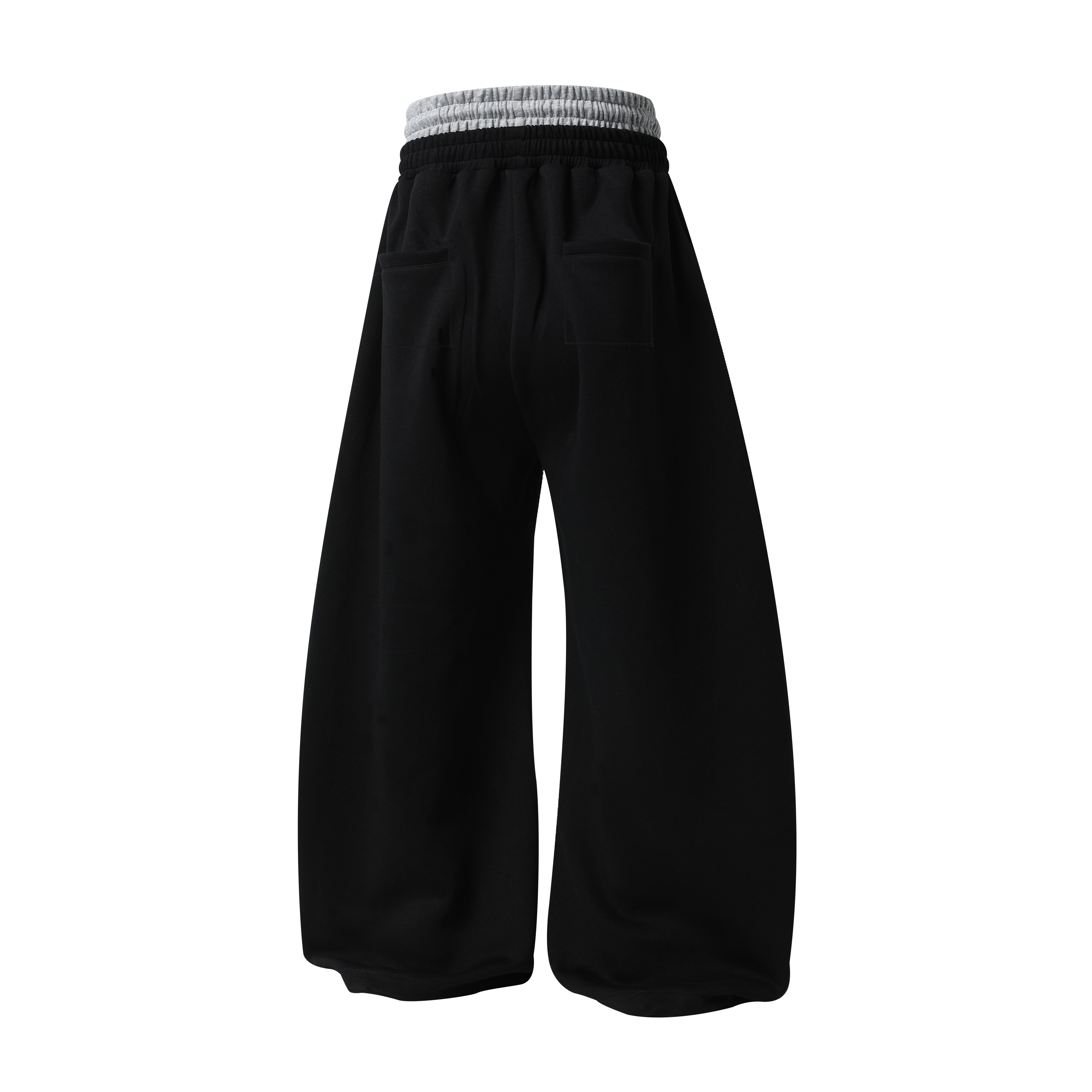 CapCabin 77 Patchwork Wide-Leg Sweatpants