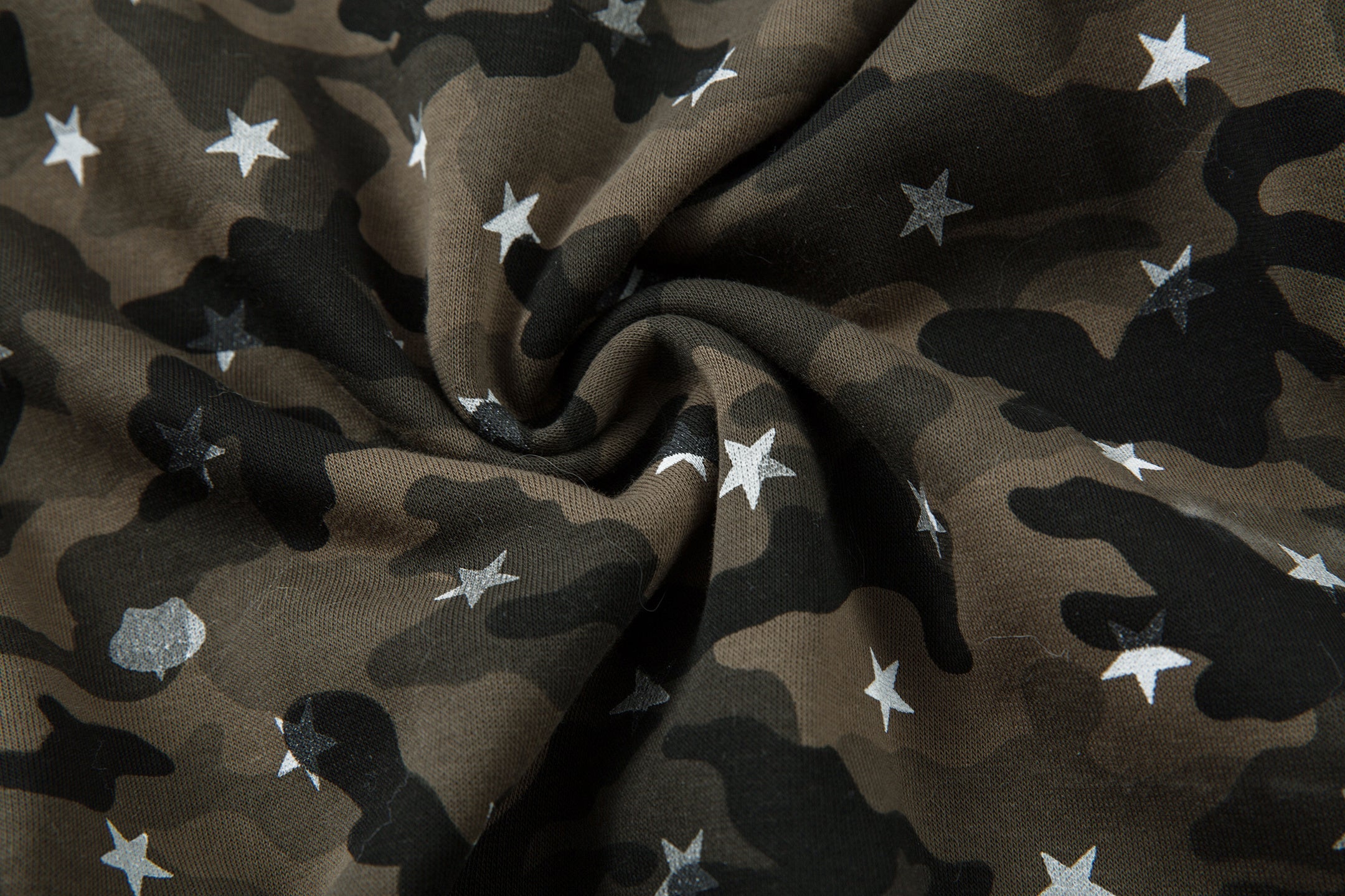 CapCabin Star Camo Wide-Leg Sweatpants