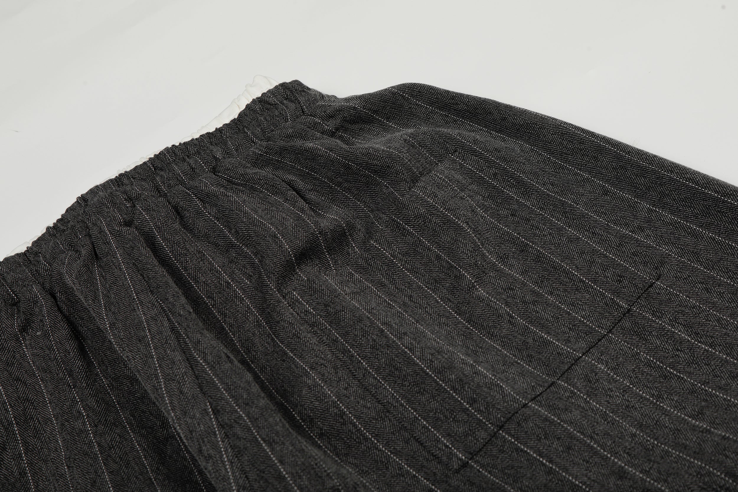 CapCabin Pinstripe Wide-Leg Track Pants