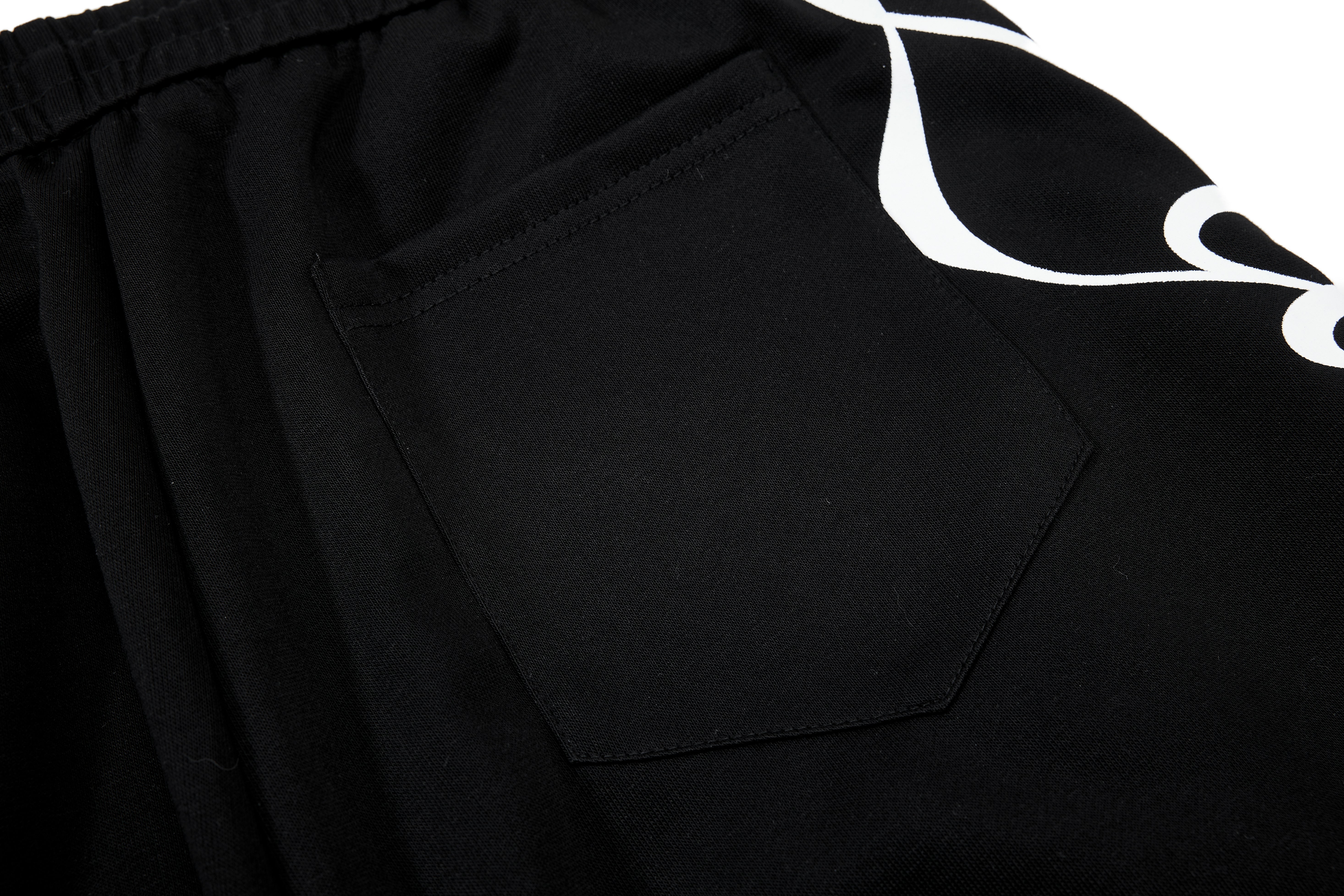 CapCabin Script Stripe Wide-Leg Sweatpants