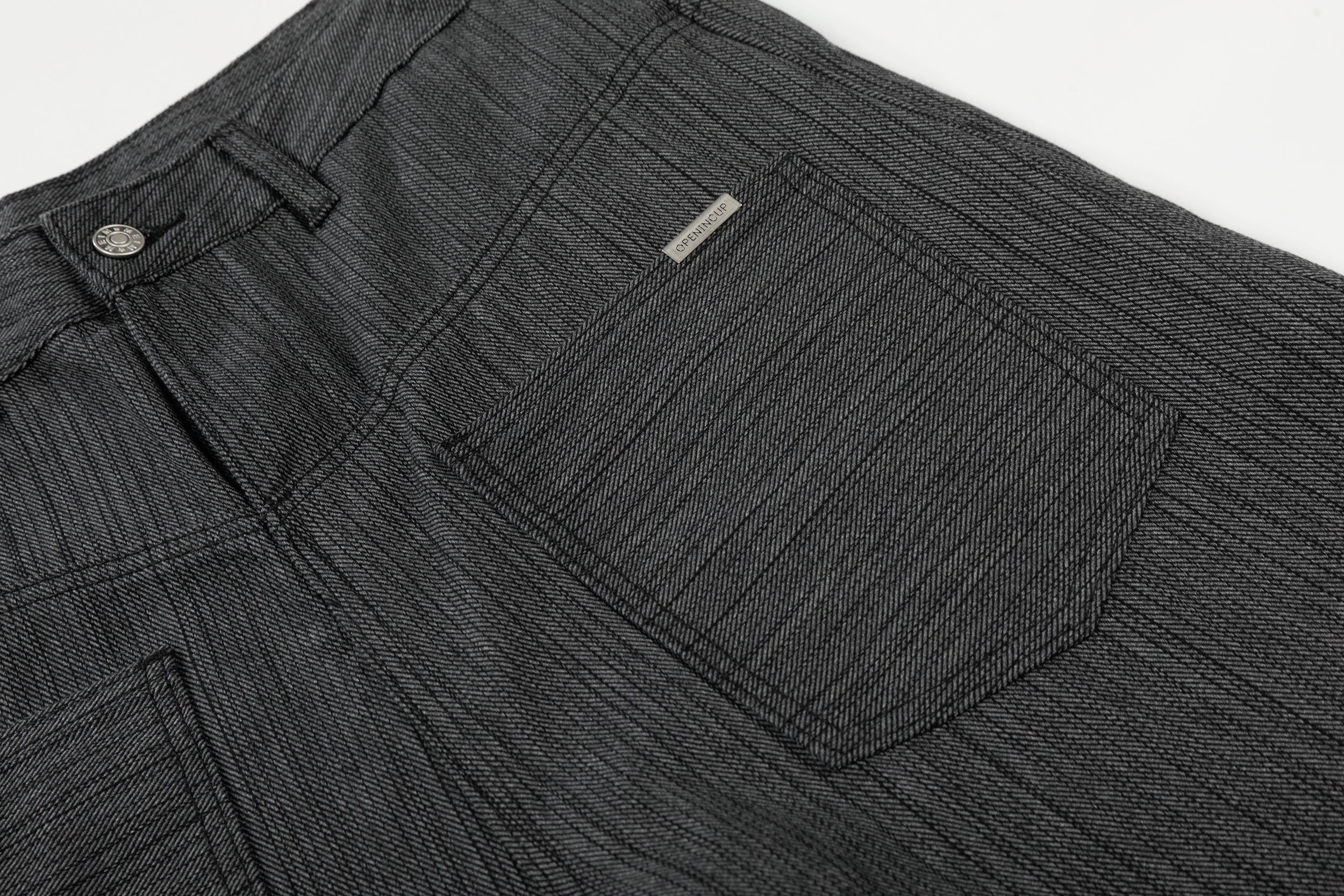 CapCabin Textured Wide-Leg Utility Pants