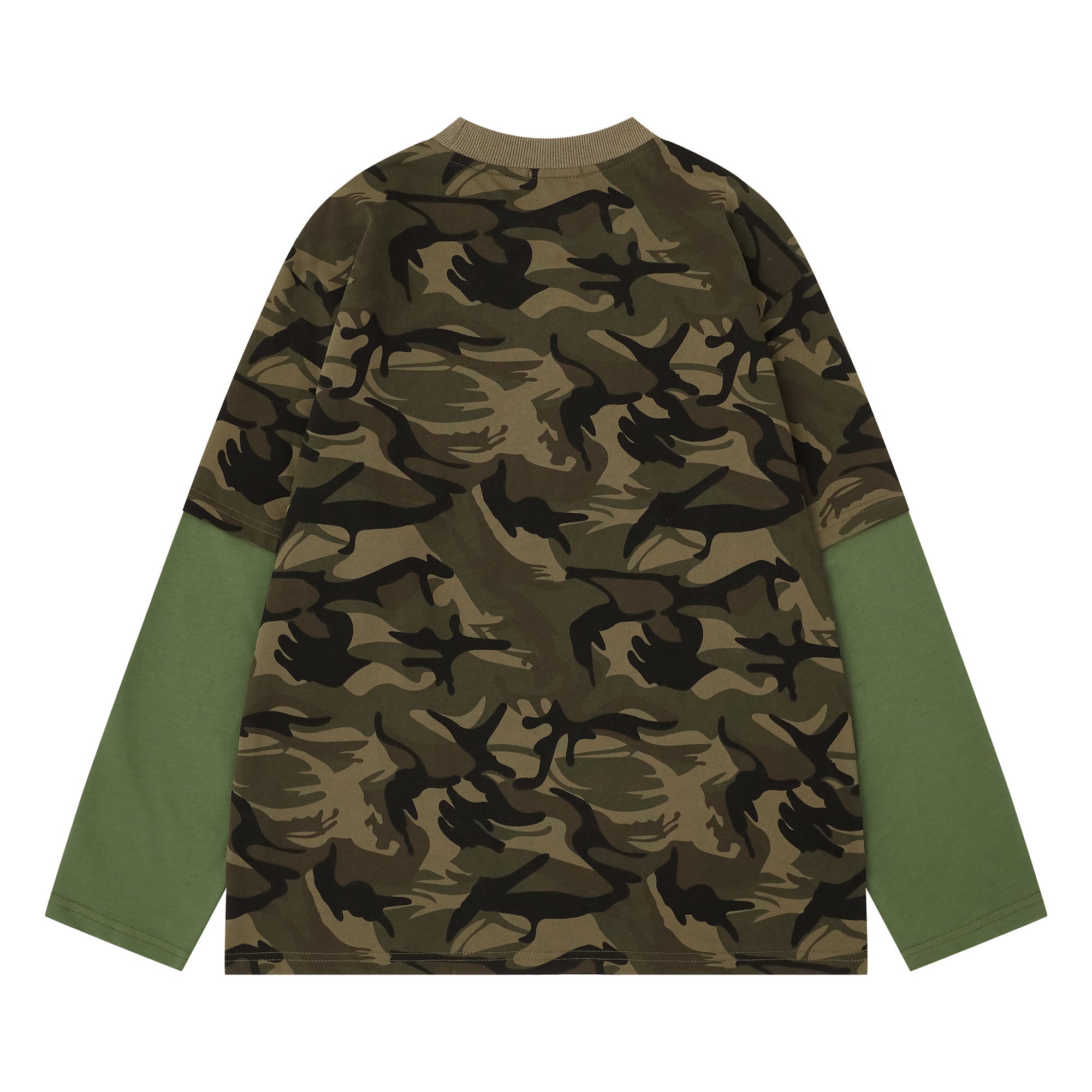 CapCabin Layered Camo Long Sleeve Tee