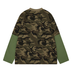 CapCabin Layered Camo Long Sleeve Tee