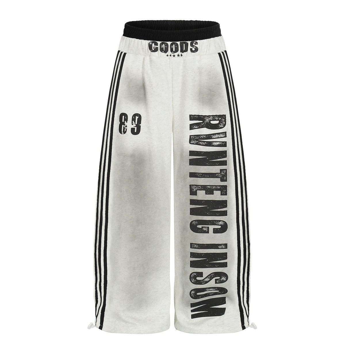 CapCabin Bold Letter Stripe Track Pants