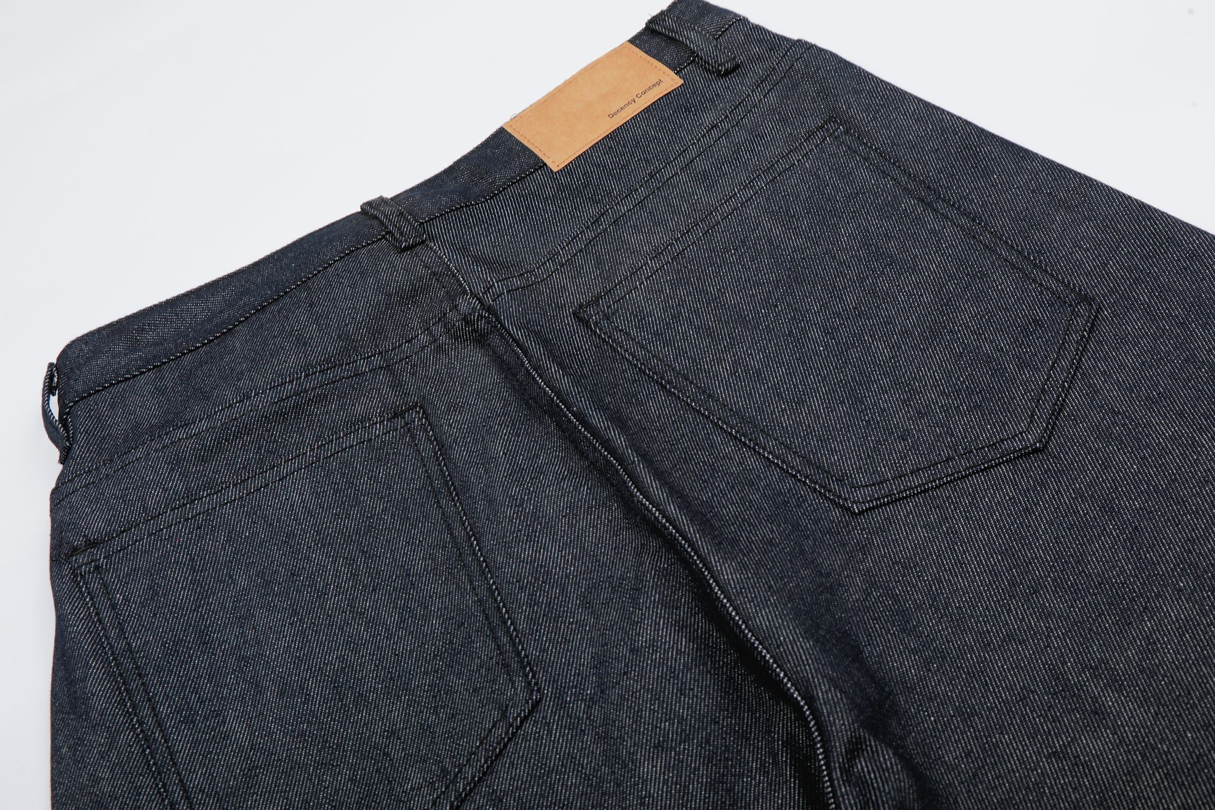 CapCabin “Raw Button Denim Jorts”