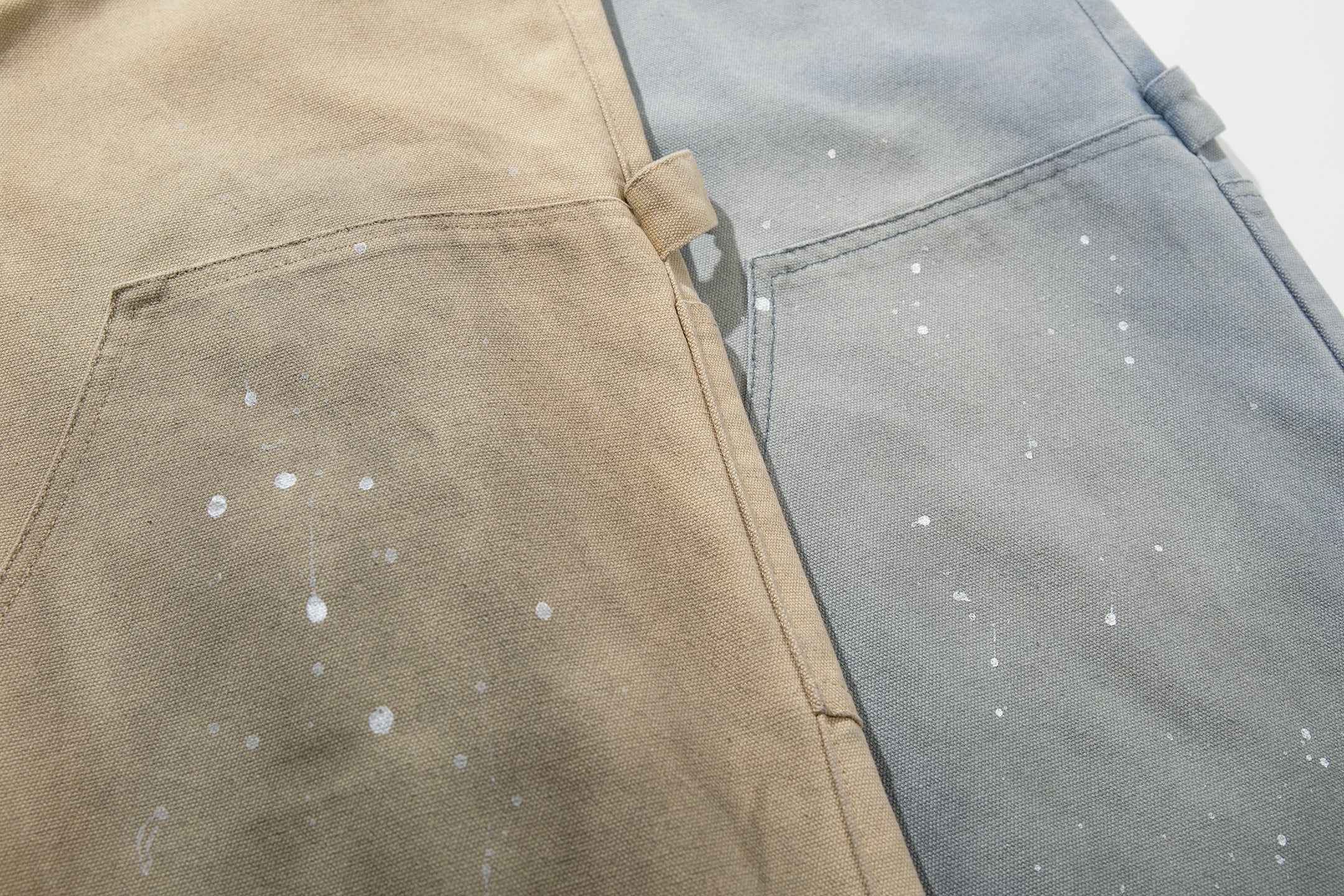 CapCabin Vintage Workwear Wide-Leg Pants