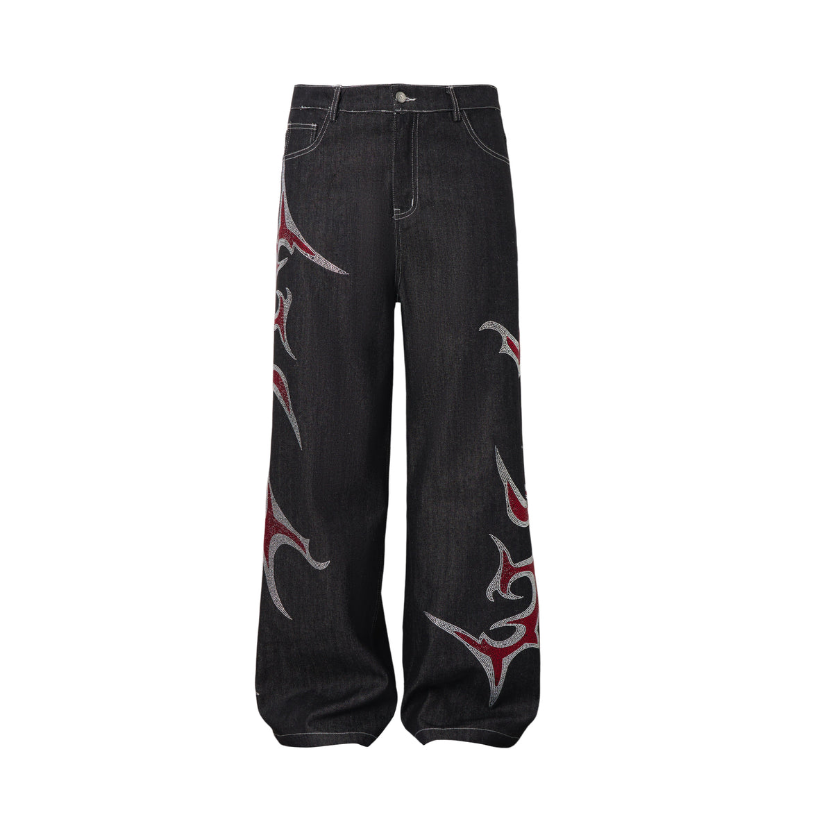 CapCabin Graphic Denim Pants