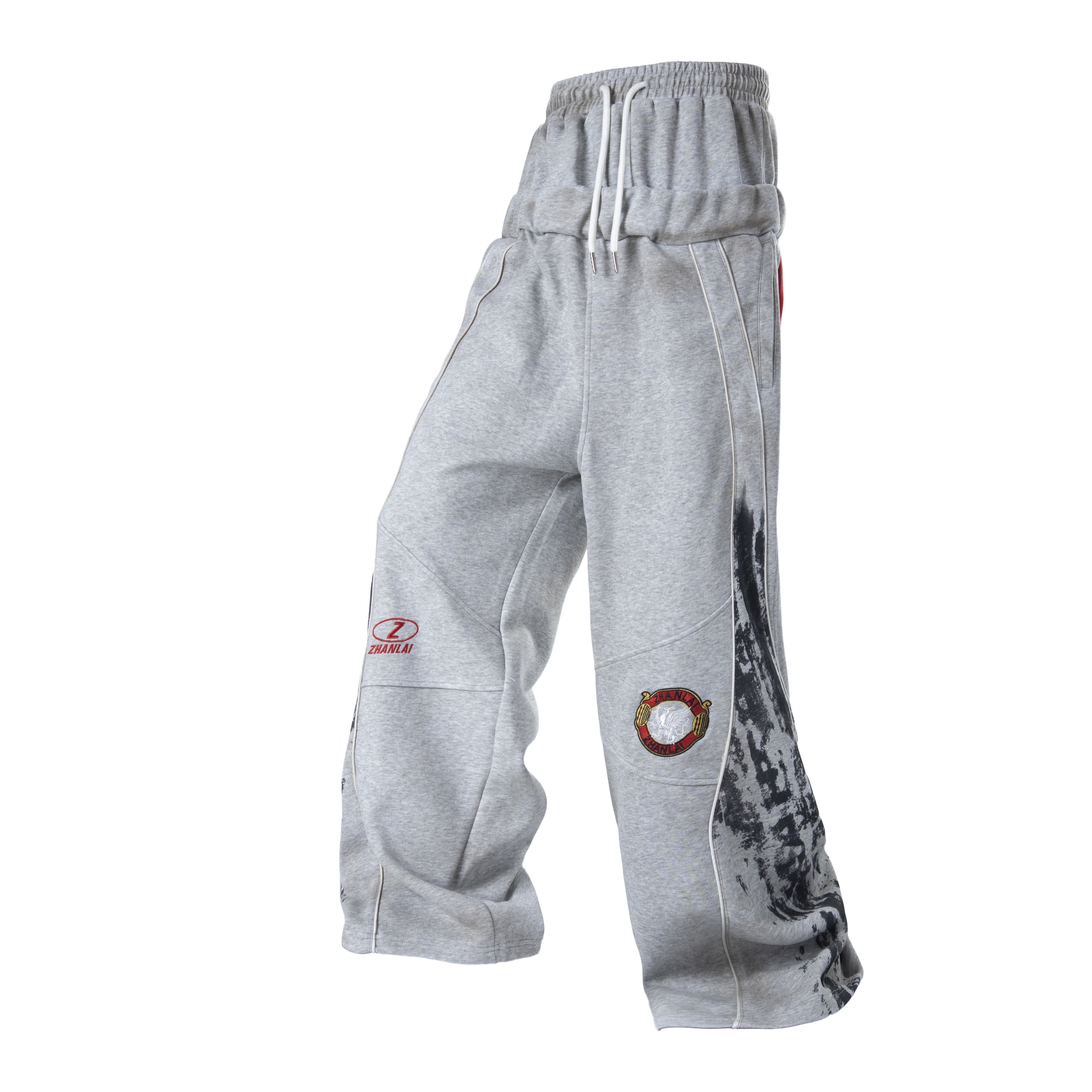 CapCabin Tech Panel Wide-Leg Sweatpants