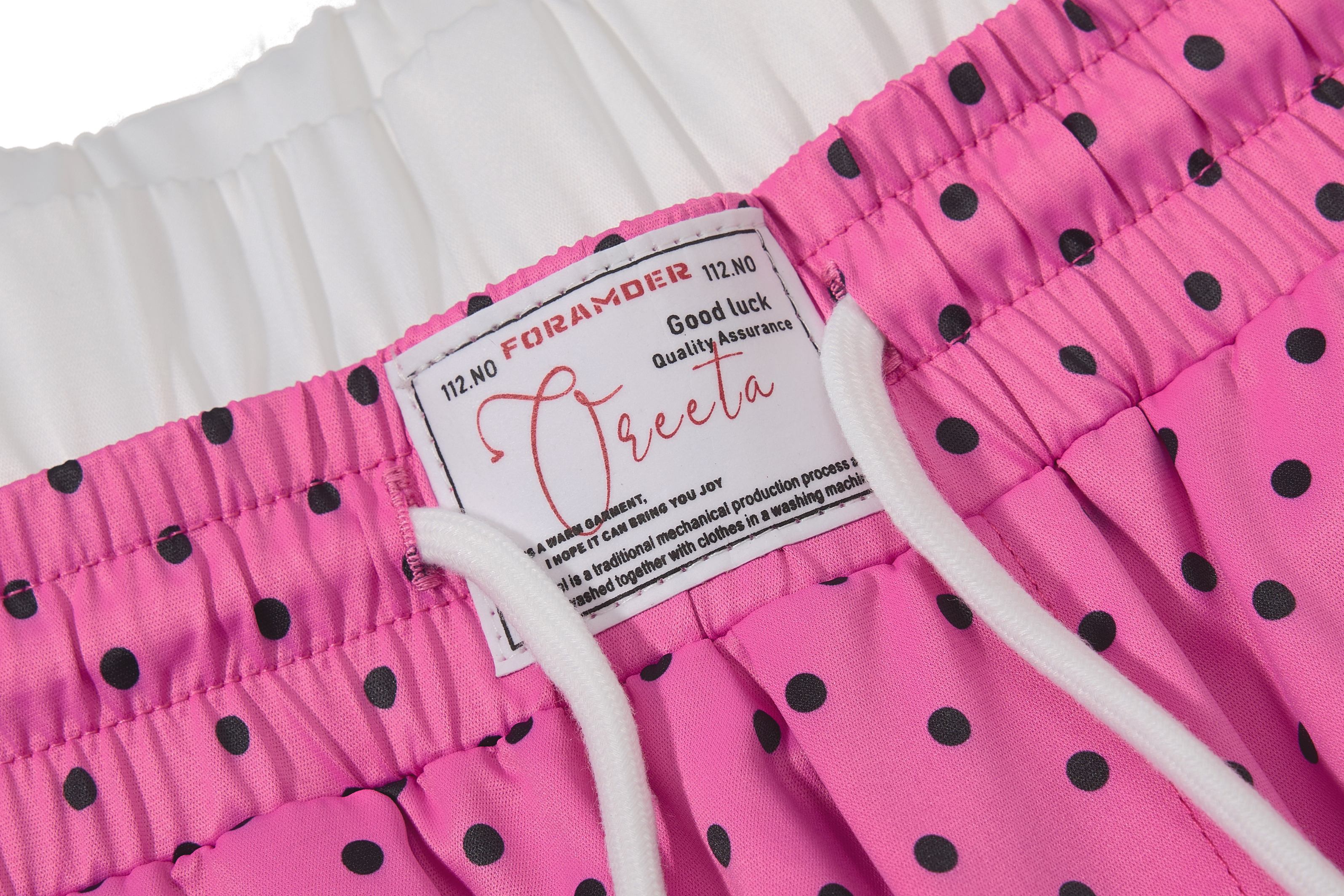 CapCabin Polka Stripe Wide-Leg Pants