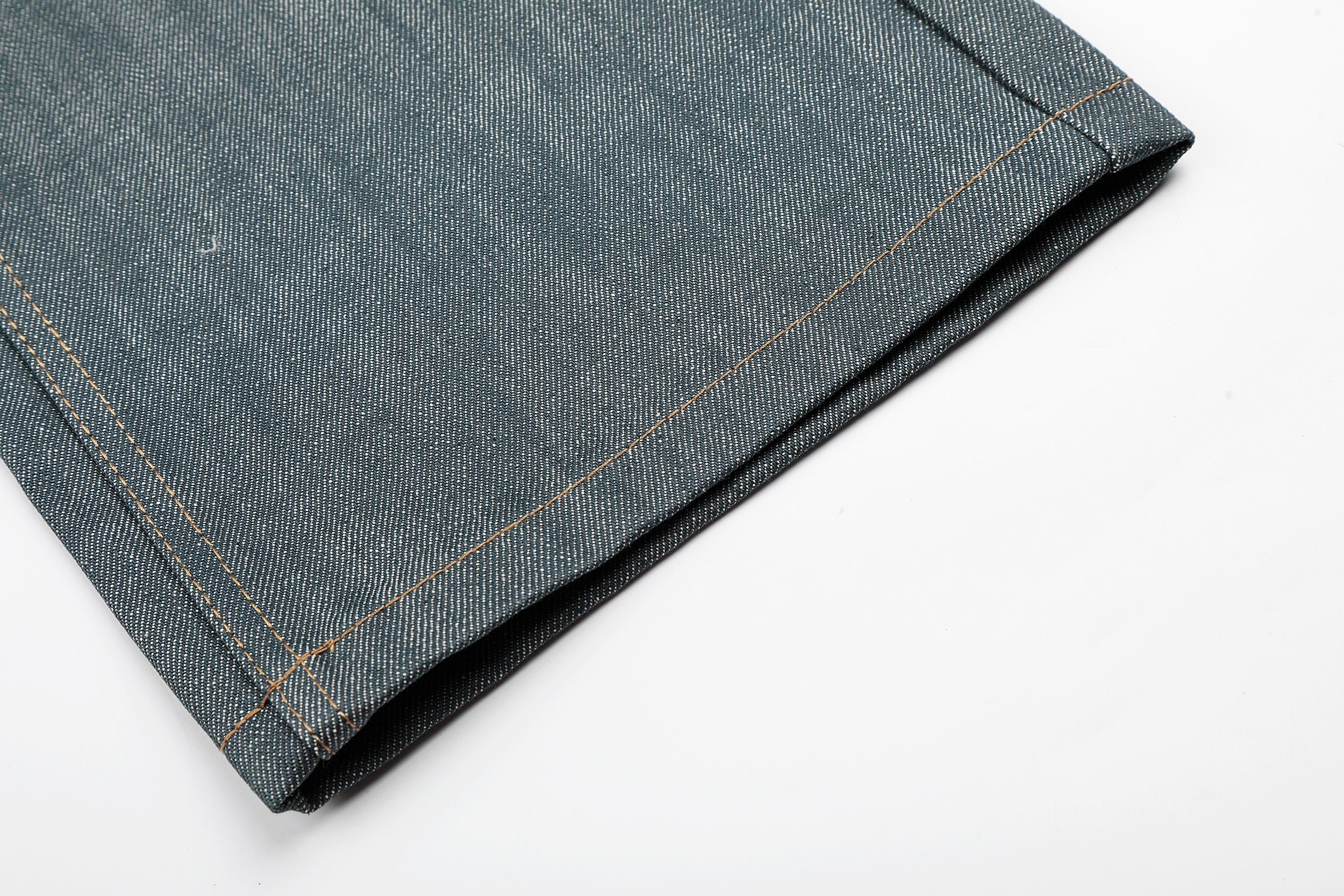 CapCabin “Washed Grey Button Denim Jeans”