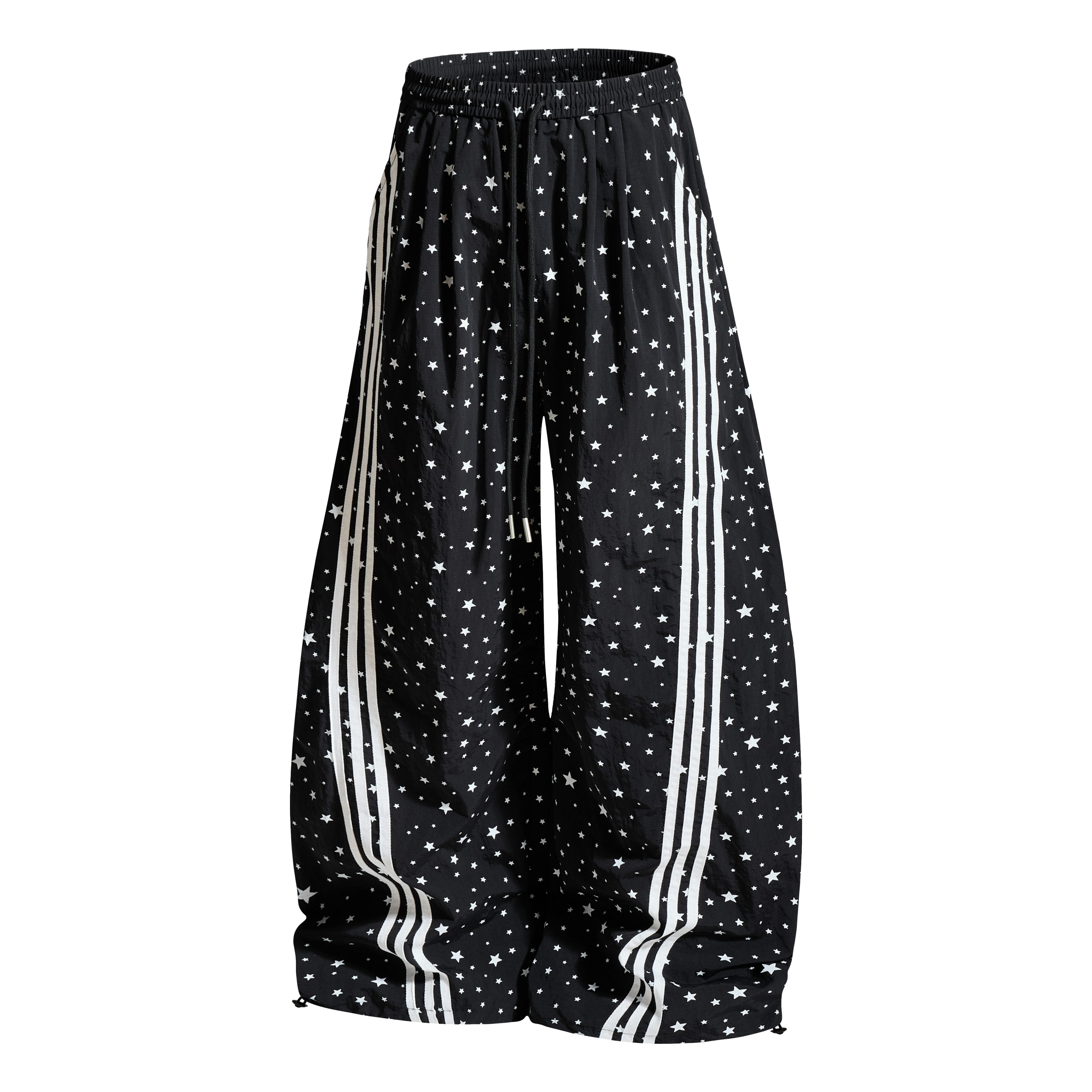 CapCabin Starline Track Wide-Leg Pants