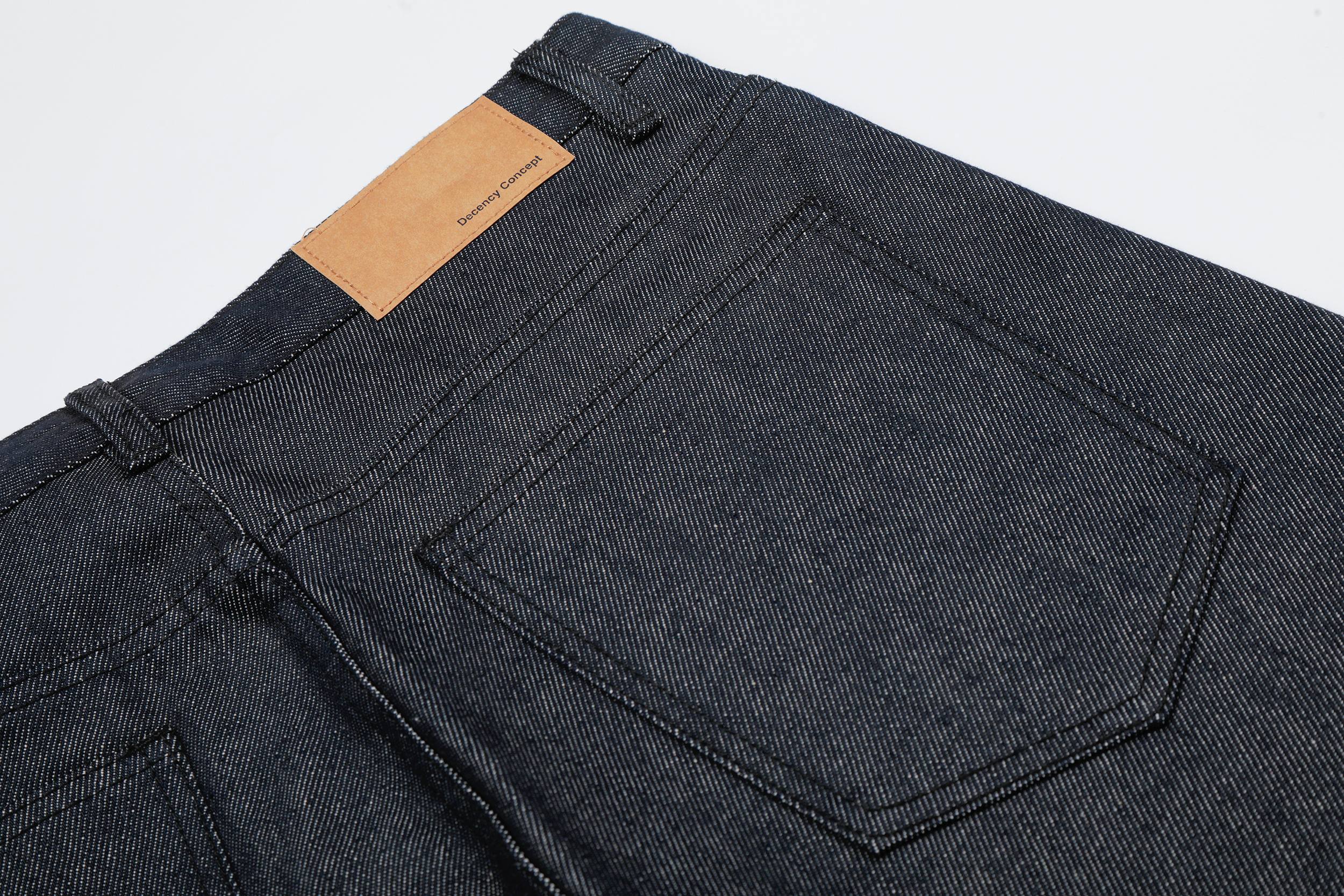 CapCabin “Raw Button Denim Jorts”
