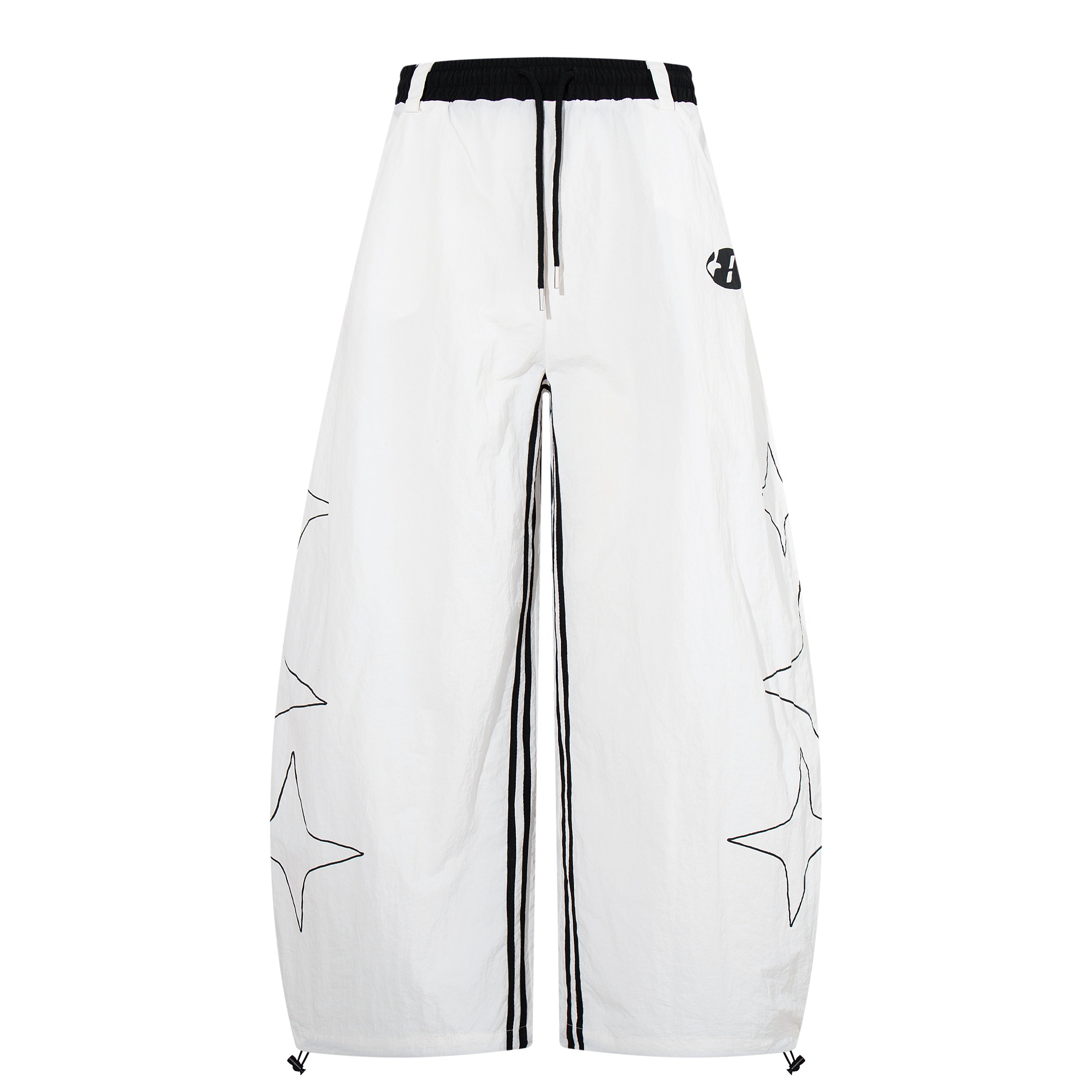CapCabin “Starline Wide-Leg Track Pants”