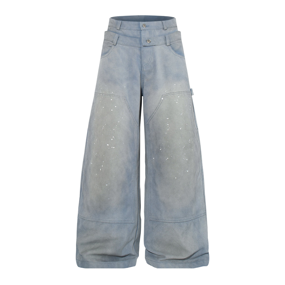 CapCabin Vintage Workwear Wide-Leg Pants