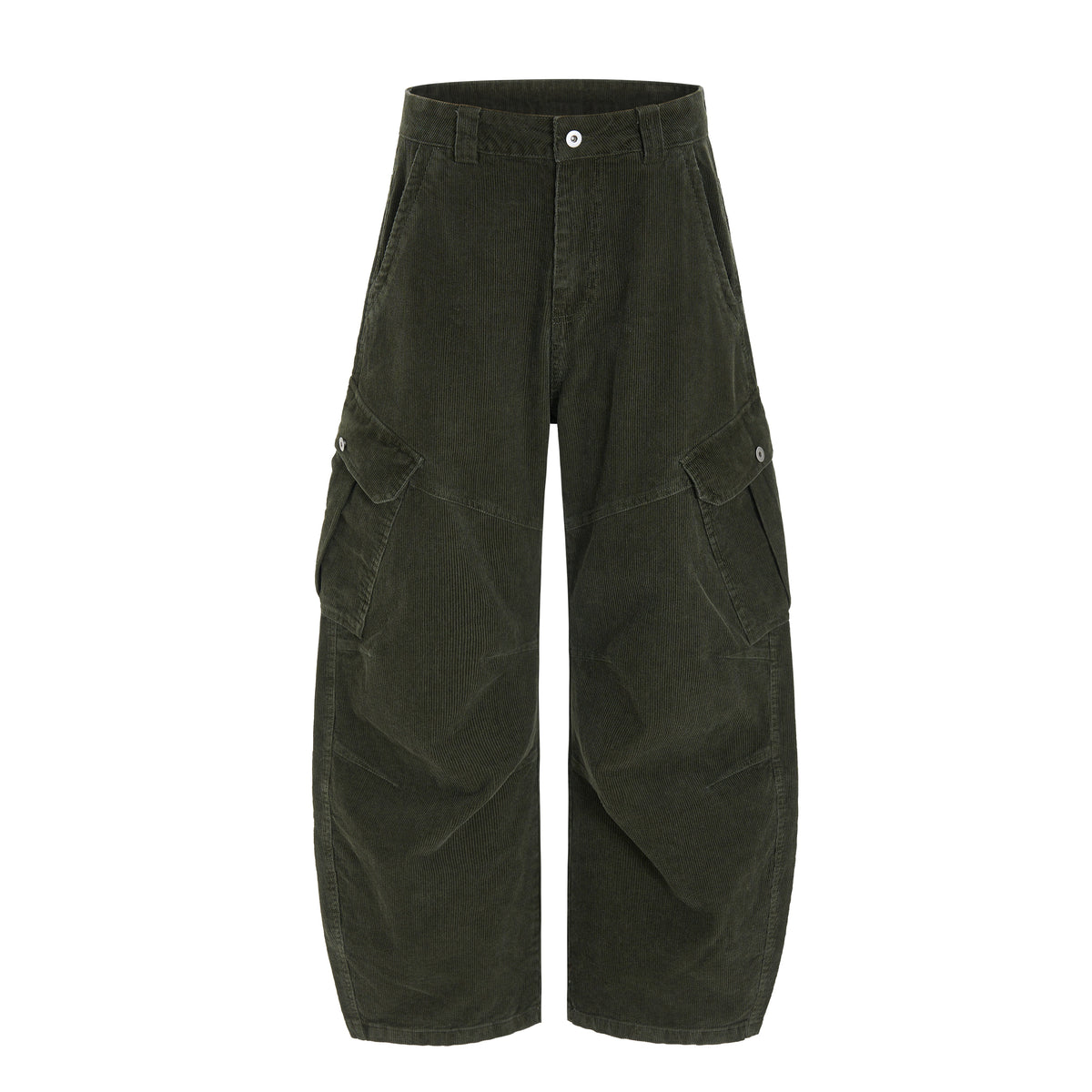 CapCabin Corduroy Utility Wide-Leg Pants