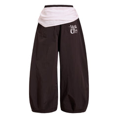 CapCabin Layered Utility Wide-Leg Pants