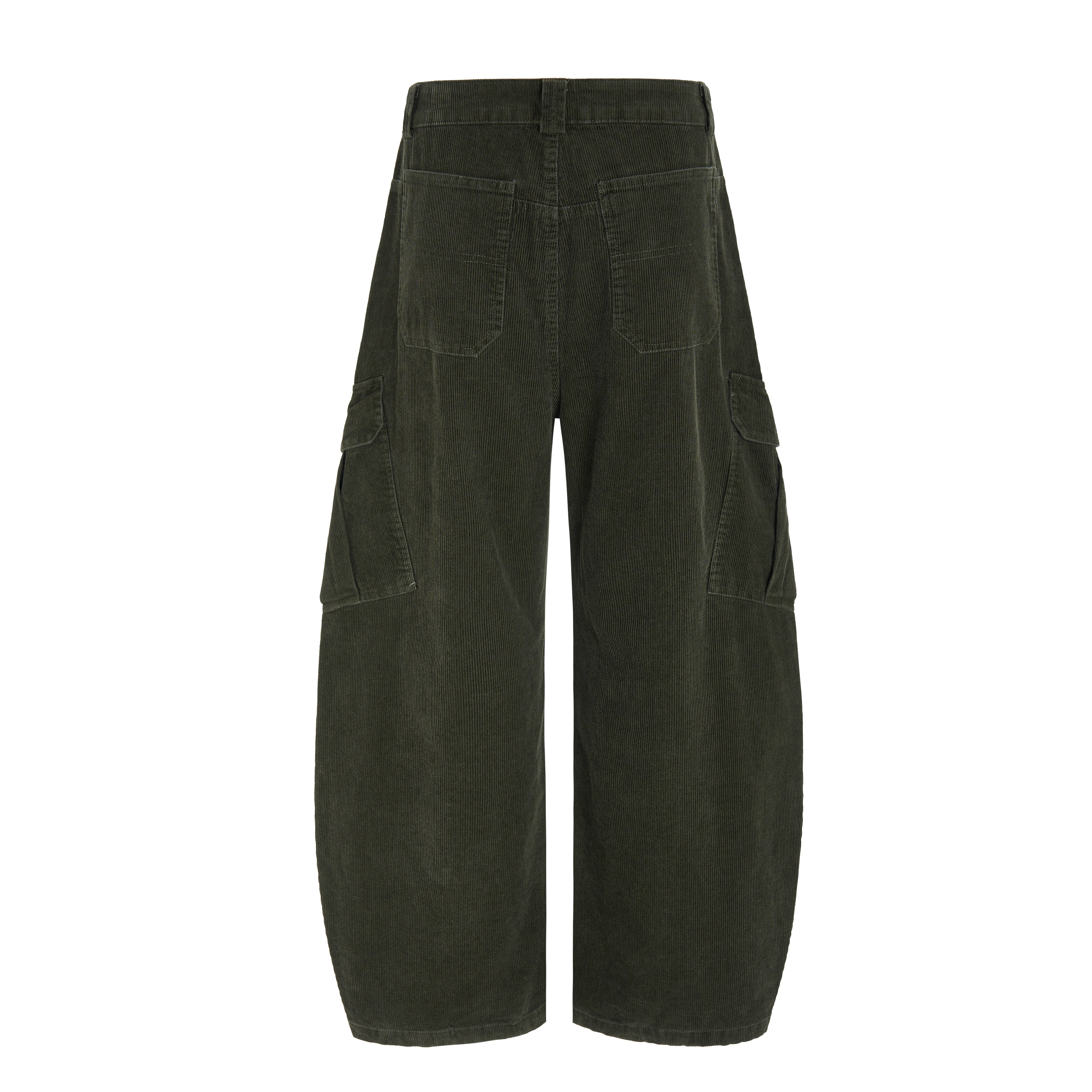 CapCabin Corduroy Utility Wide-Leg Pants