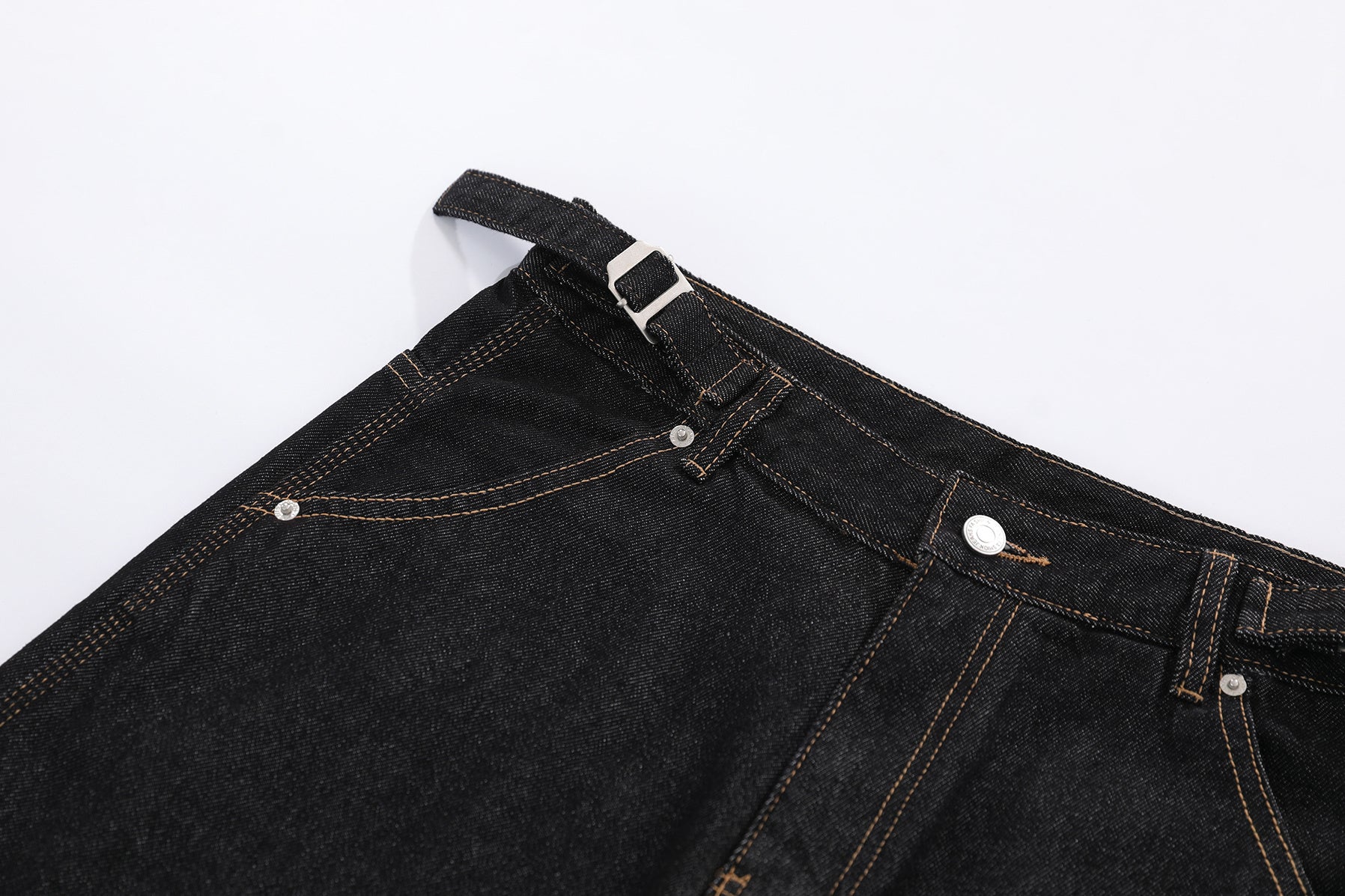 CapCabin “Raw Edge Denim Cargo Shorts”
