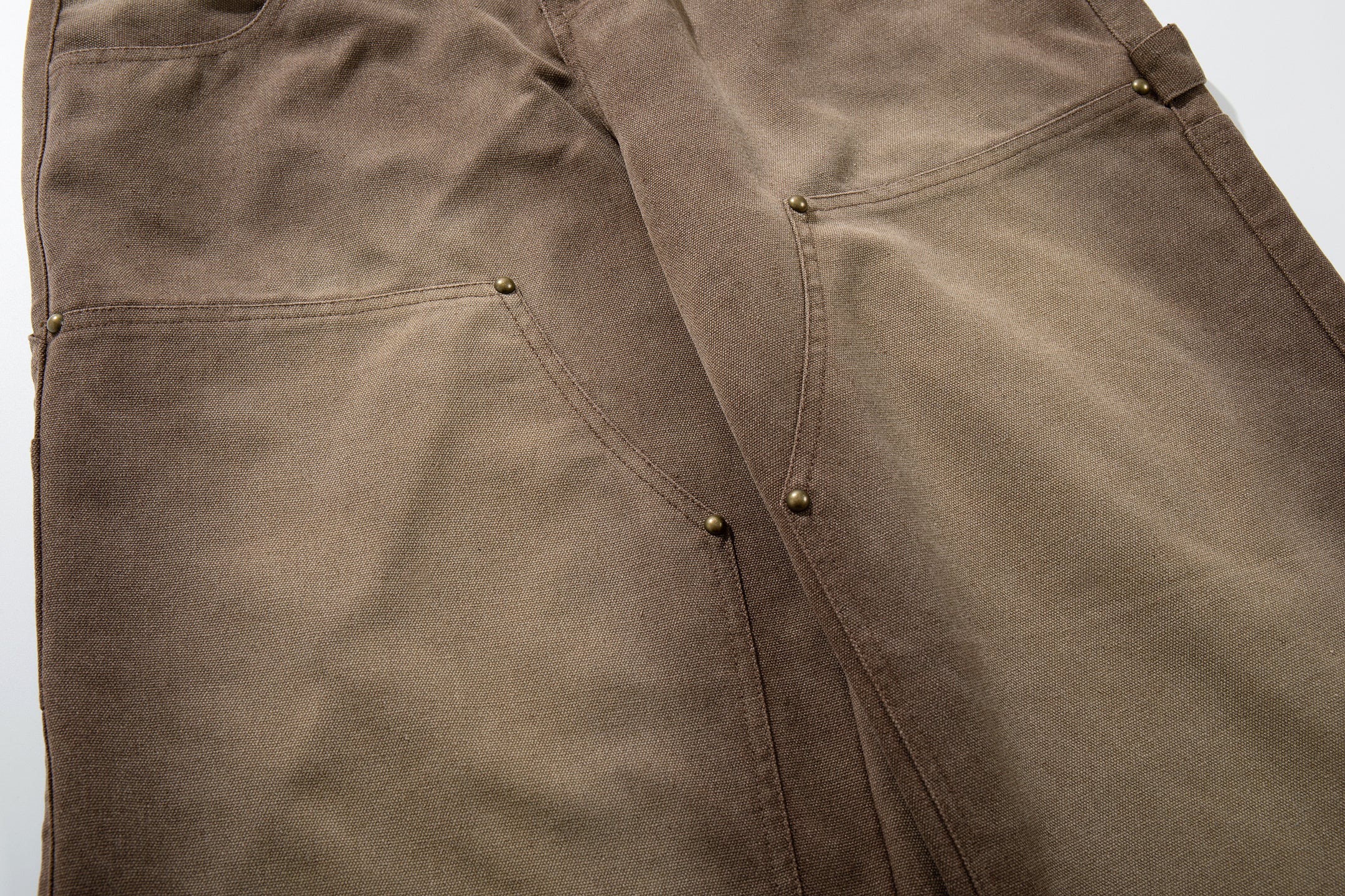 CapCabin Vintage Utility Wide-Leg Pants
